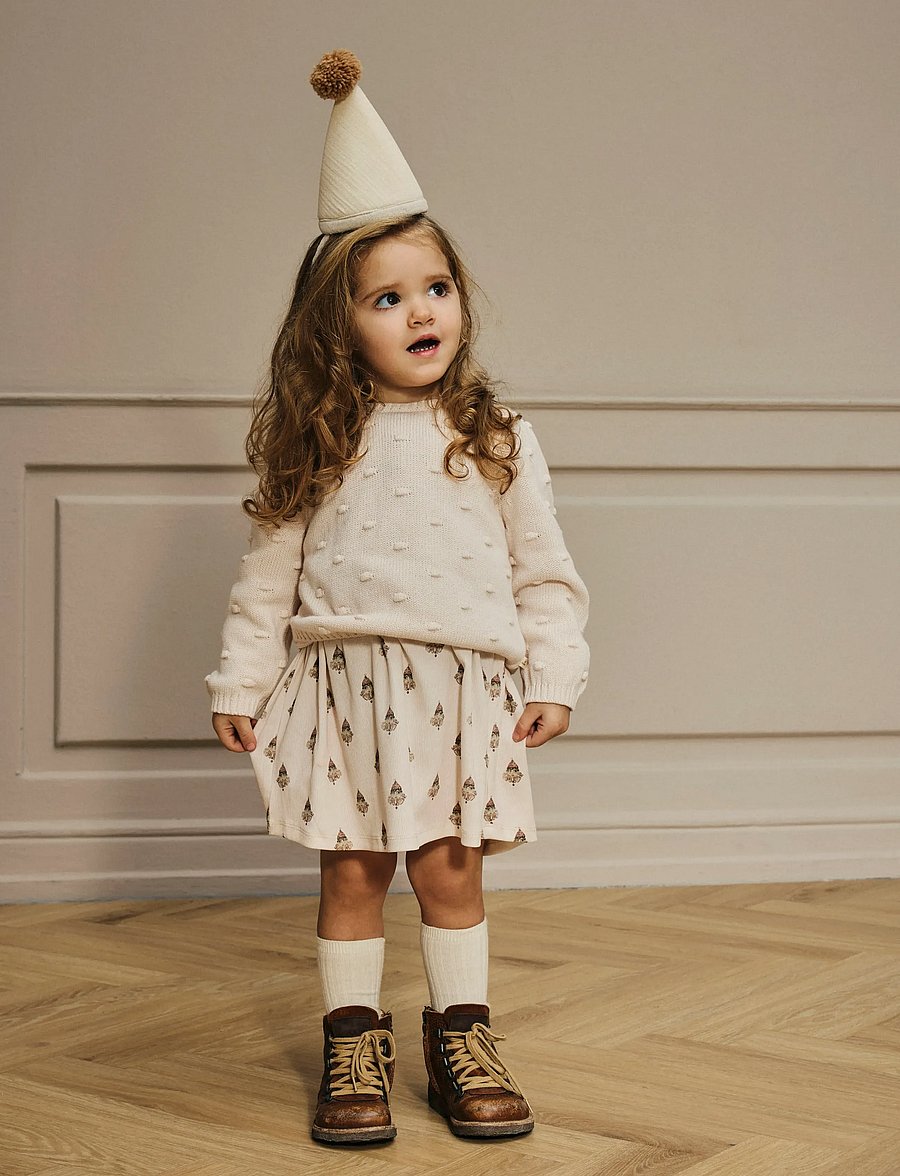 Lil'Atelier - NMFLAVO EMI LS DRESS LIL - langärmelige freizeitkleider - pastel parchment - 4