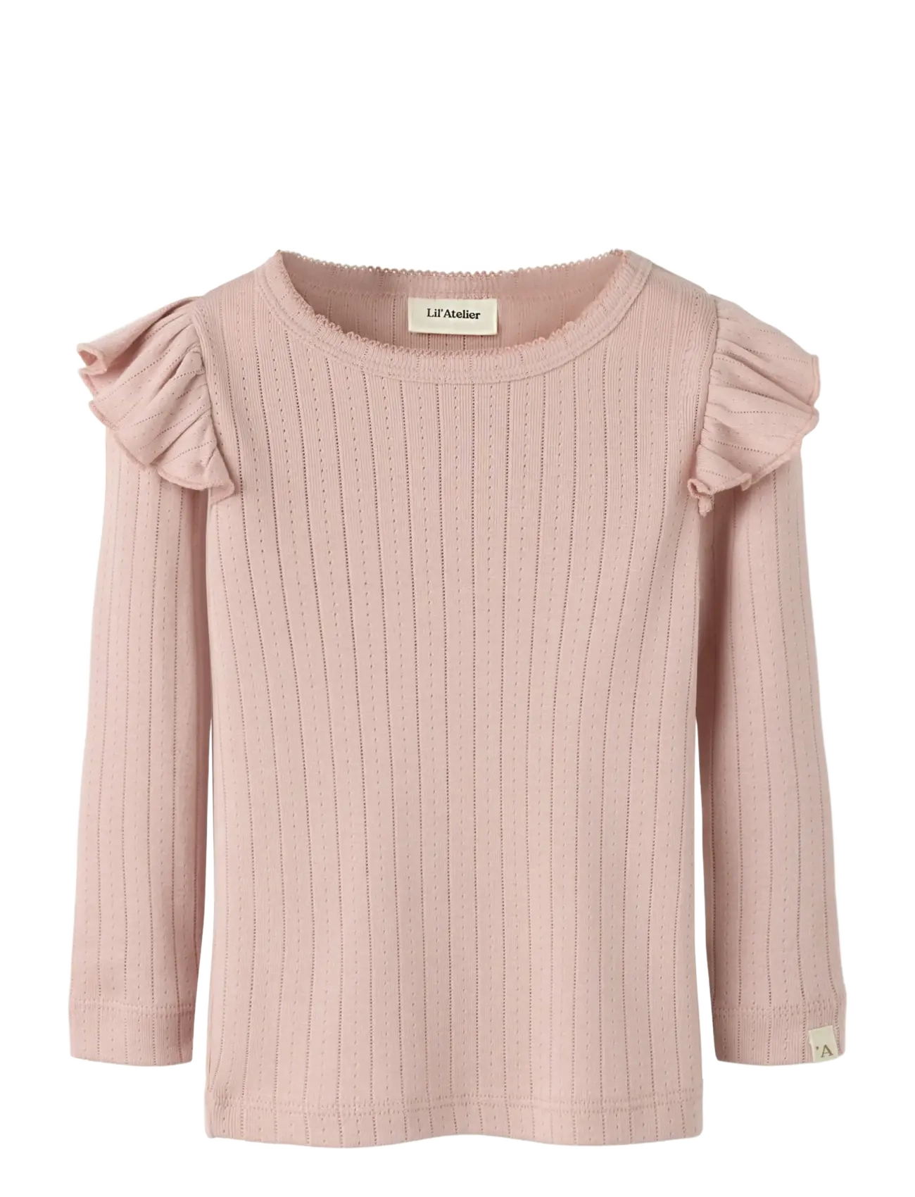 Lil'Atelier NMFRACHEL NAN LS SLIM TOP LIL - Overdele - MISTY ROSE / pink/rose
