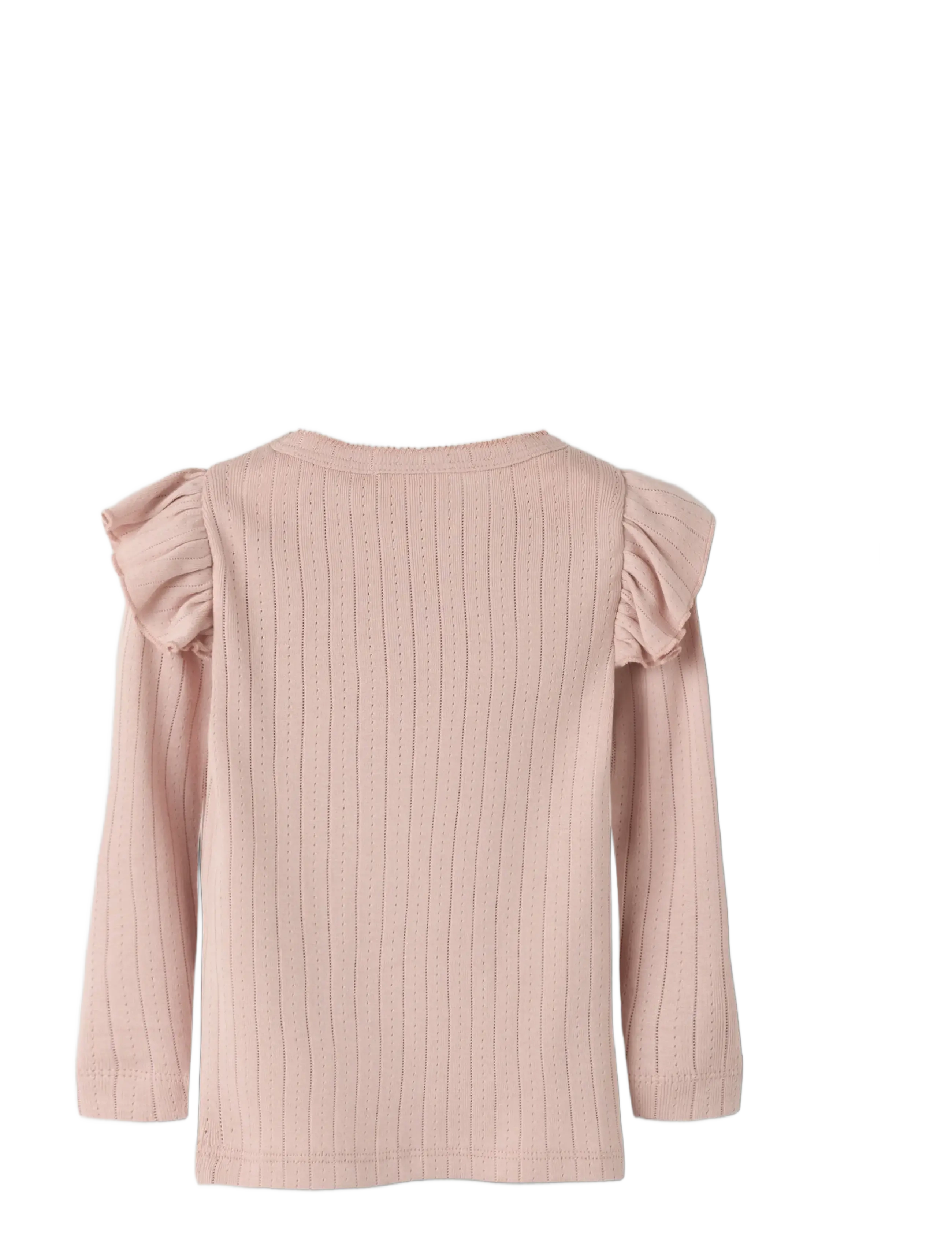 Lil'Atelier - NMFRACHEL NAN LS SLIM TOP LIL - långärmade t-shirts - misty rose - 2