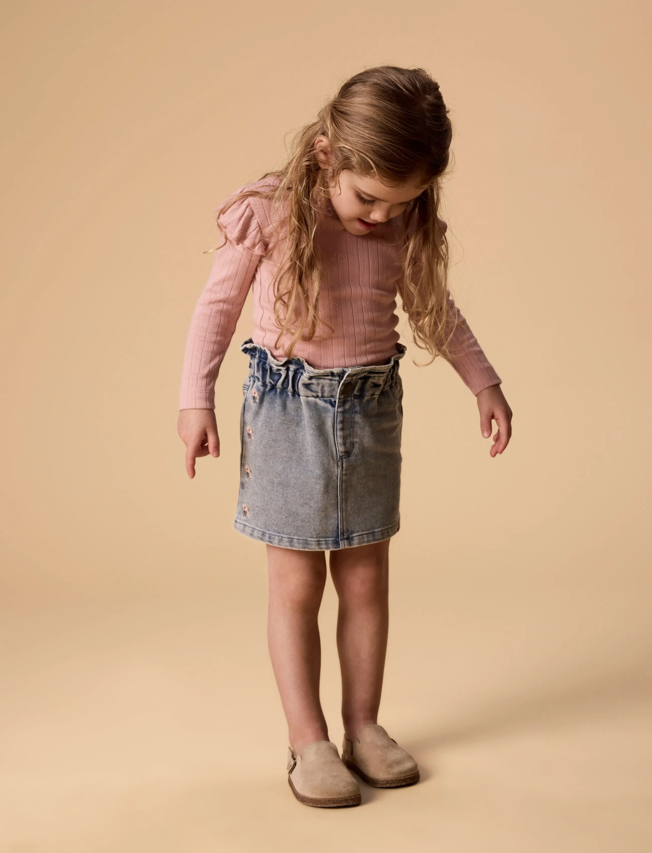 Lil'Atelier - NMFRACHEL NAN LS SLIM TOP LIL - långärmade t-shirts - misty rose - 5