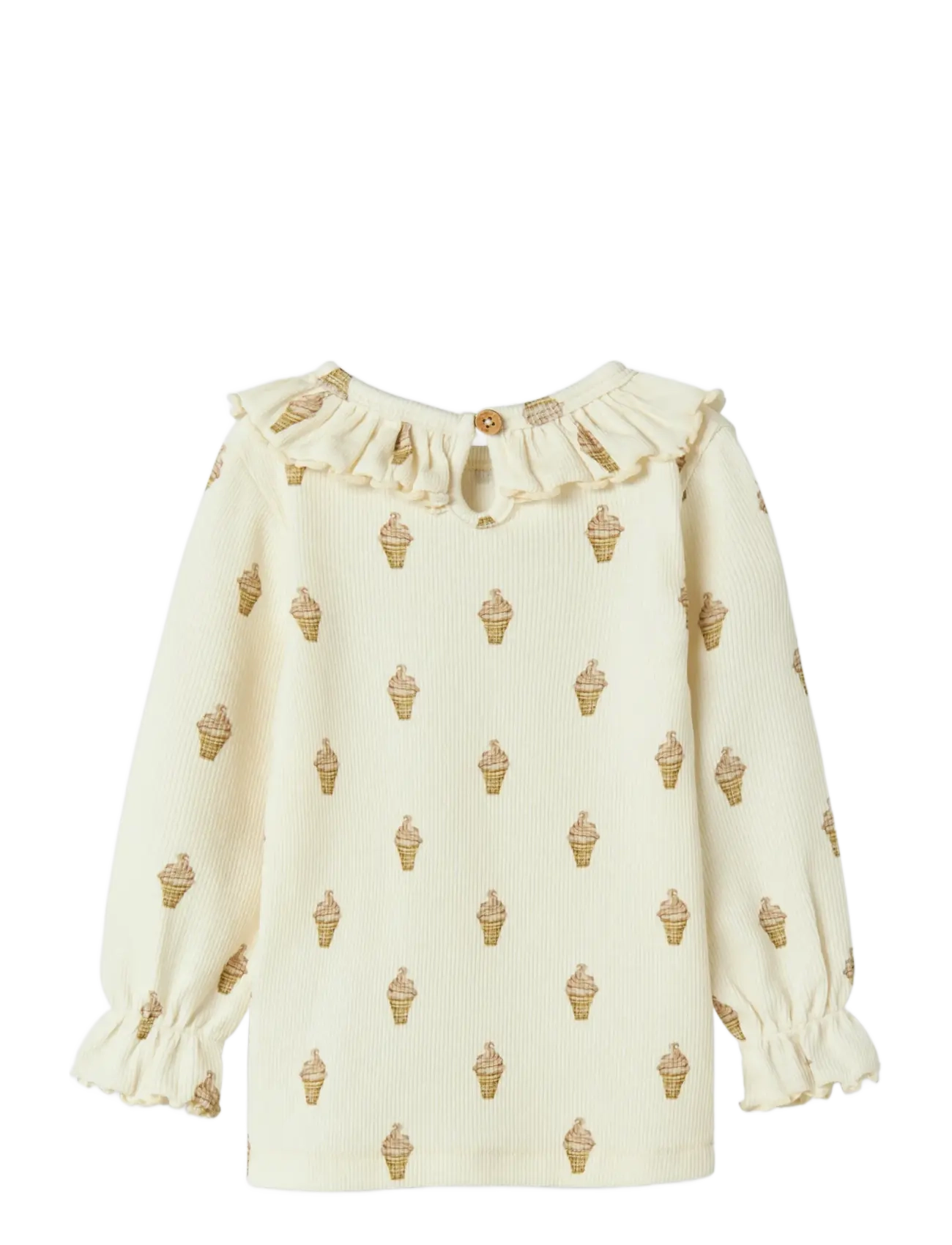Lil'Atelier - NMFGAVO EUG LS SLIM TOP LIL - turtledove - 1