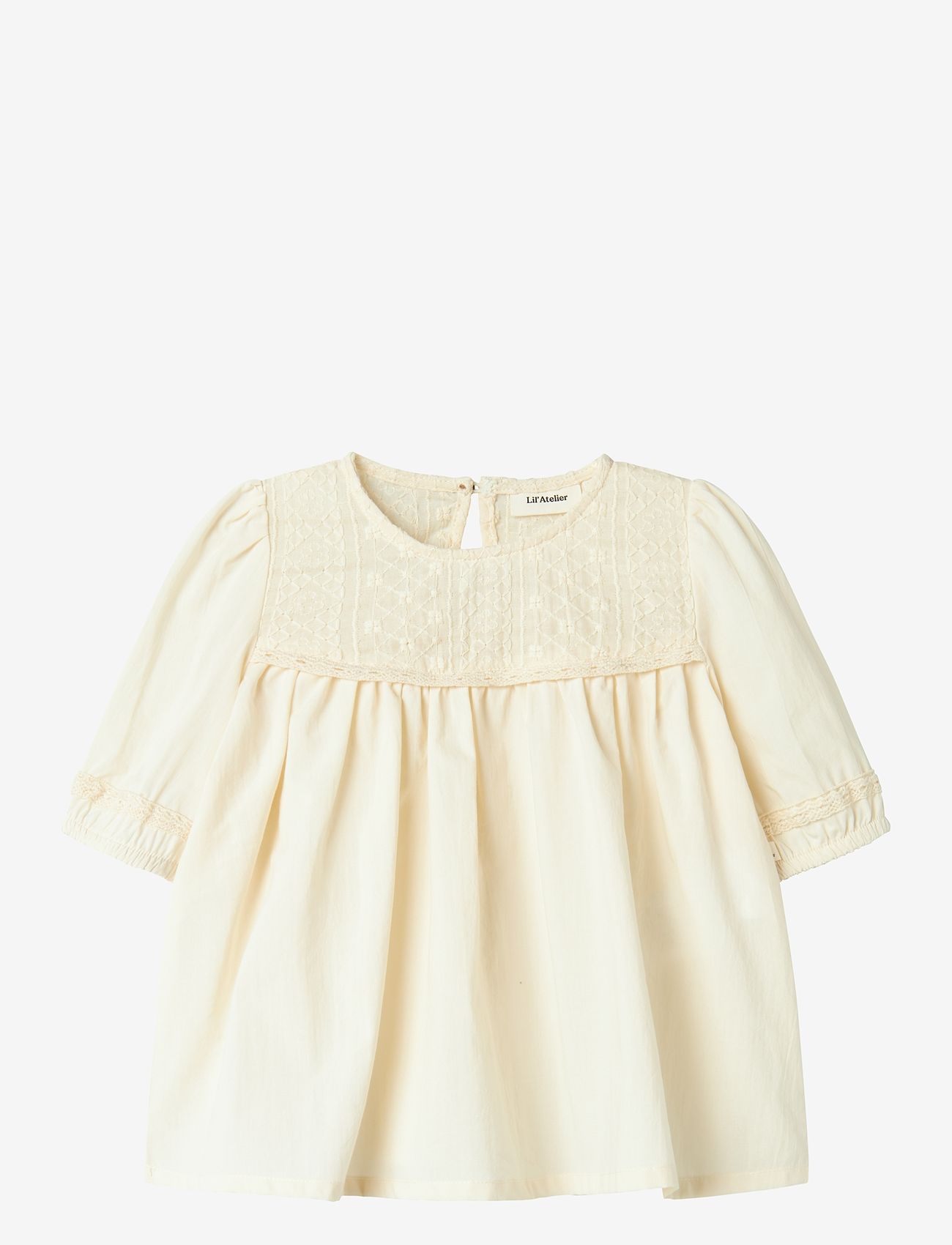 Lil'Atelier - NMFDAISY SS LOOSE SHIRT LIL - turtledove - 0