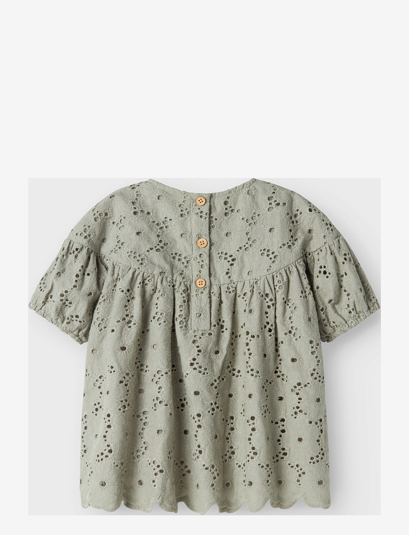 Lil'Atelier - NMFDALLY SS LOOSE SHIRT LIL - pluusid ja tuunikad - forest fog - 1
