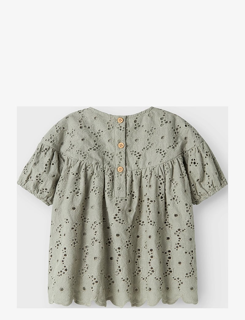 Lil'Atelier - NMFDALLY SS LOOSE SHIRT LIL - blusen & tuniken - forest fog - 1