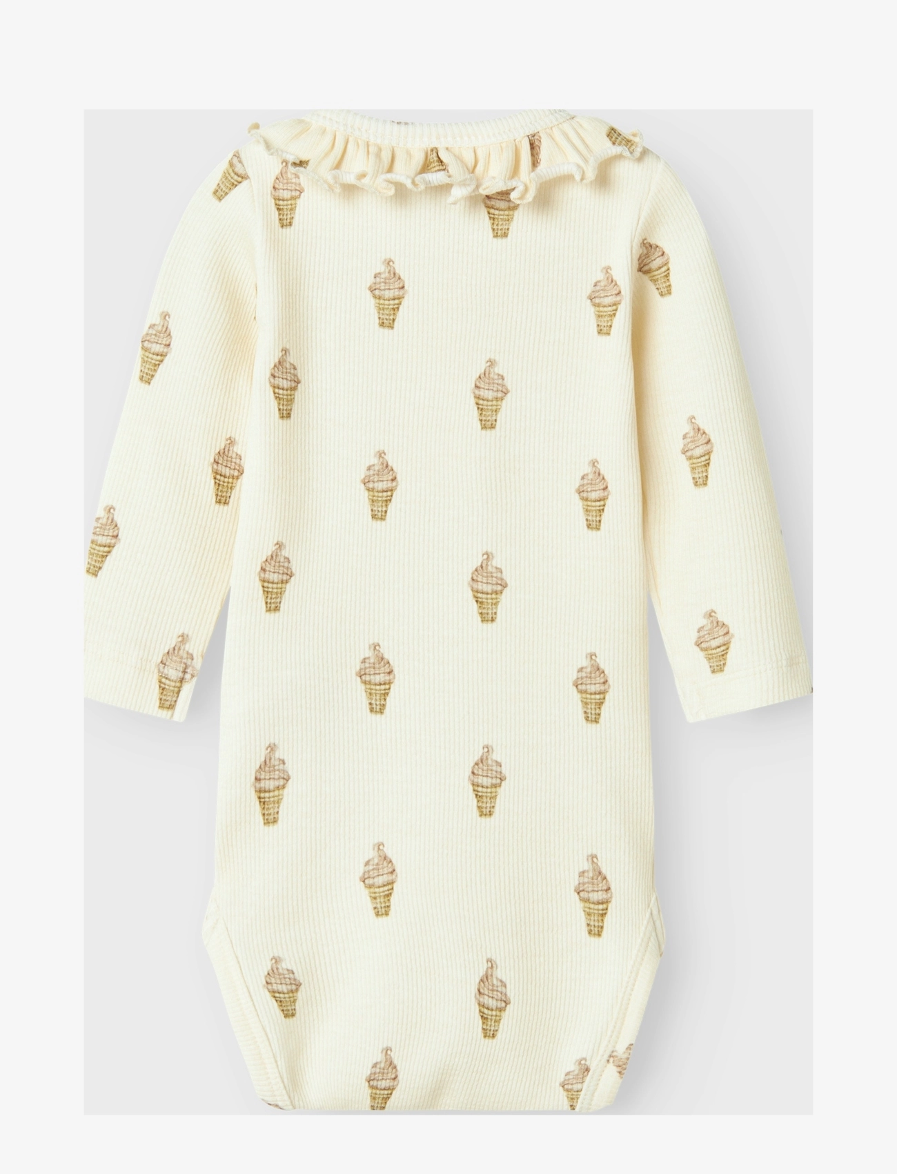 Lil'Atelier - NBFGAVO EMO LS SLIM BODY LIL - long-sleeved bodies - turtledove - 1