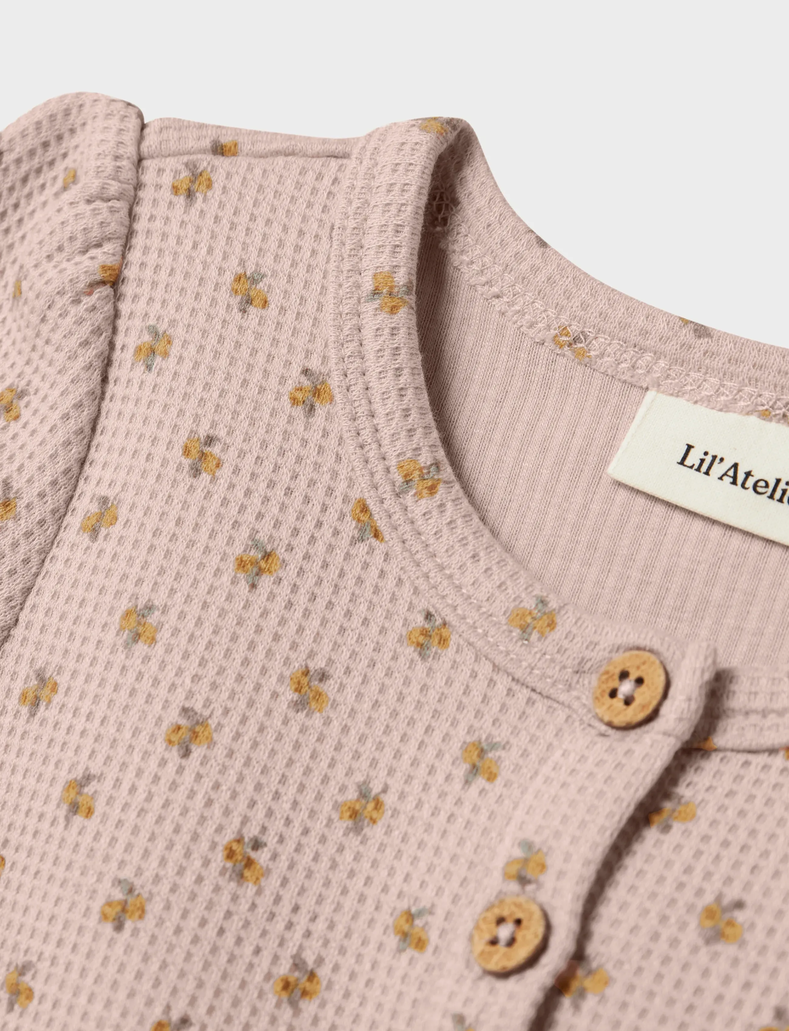 Lil'Atelier - NBFDESMA LS BODY DRESS LIL - langärmelige babykleider - peach whip - 3