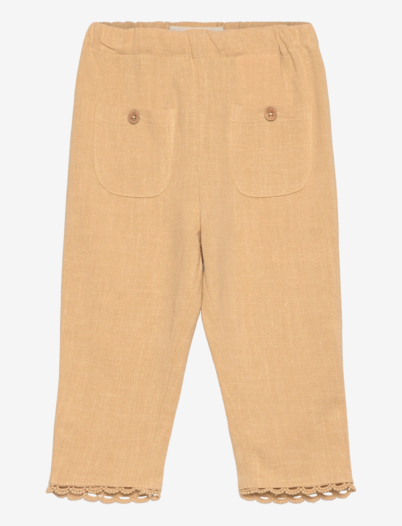 Lil'Atelier - NBFDAMLA LOOSE PANT LIL - babybukser - taos taupe - 0