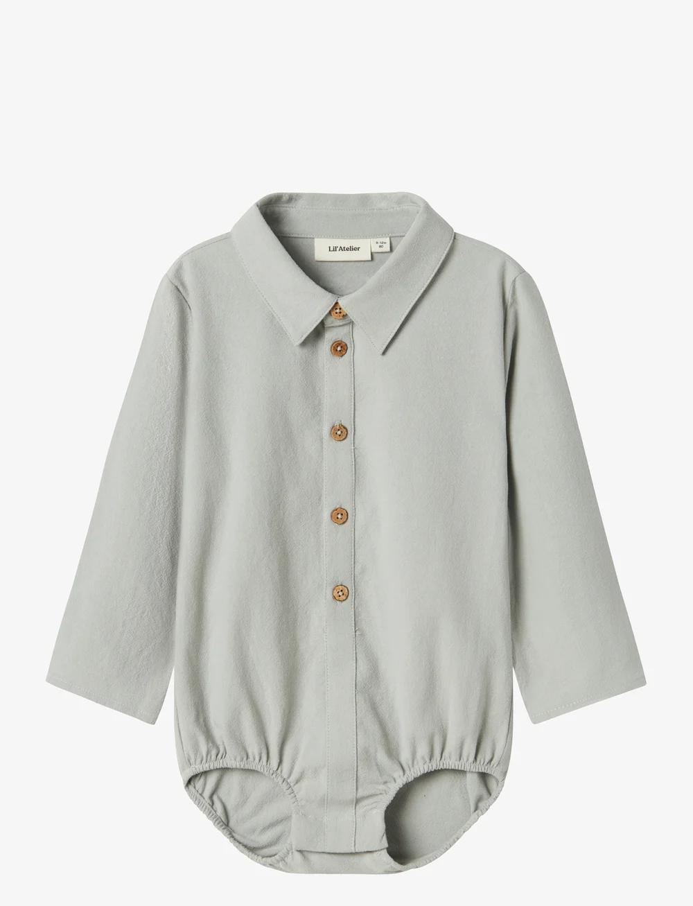 Lil'Atelier - NBMHADAM LS LOOSE BODY SHIRT LIL - långärmade bodies - mirage gray - 0
