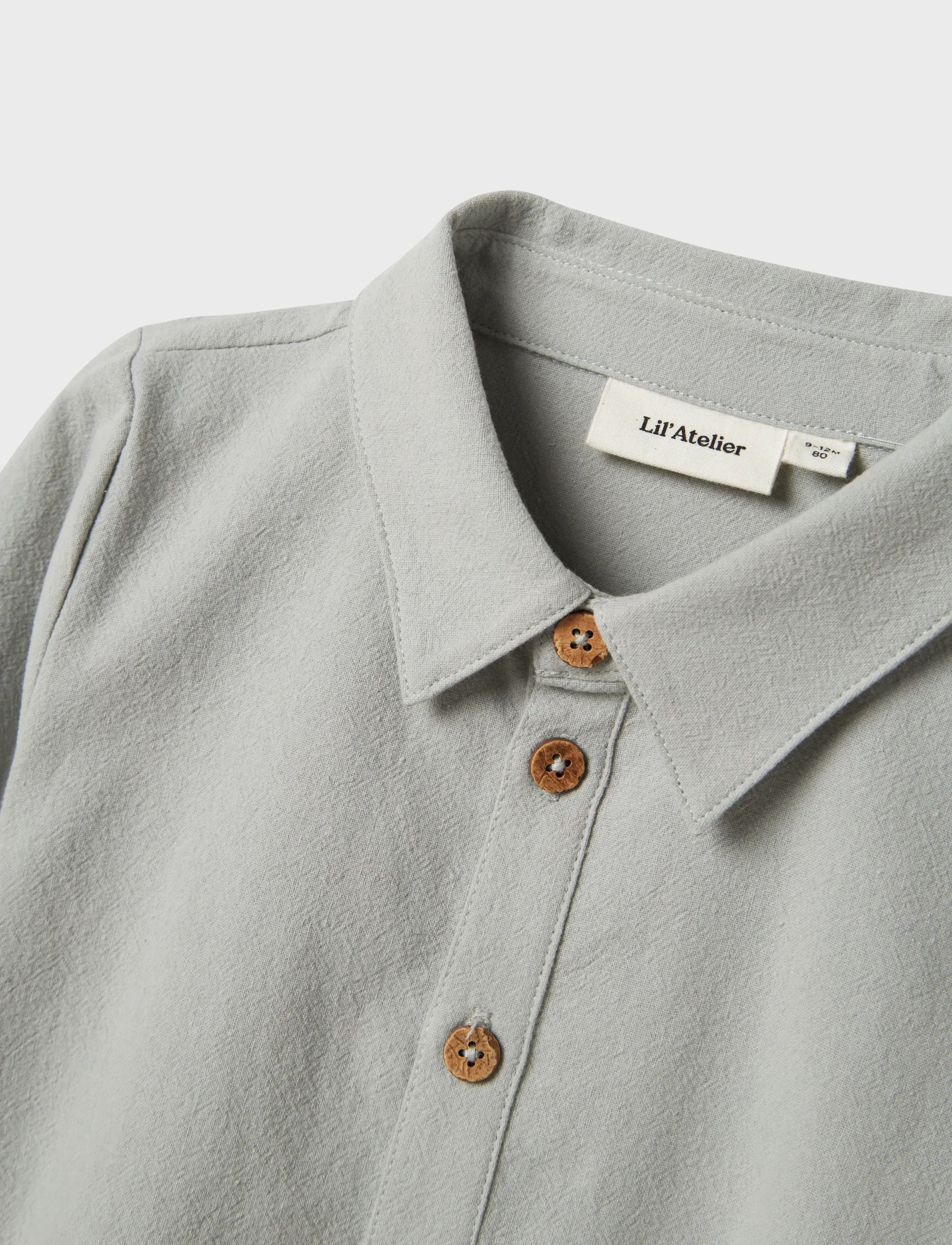Lil'Atelier - NBMHADAM LS LOOSE BODY SHIRT LIL - mirage gray - 3