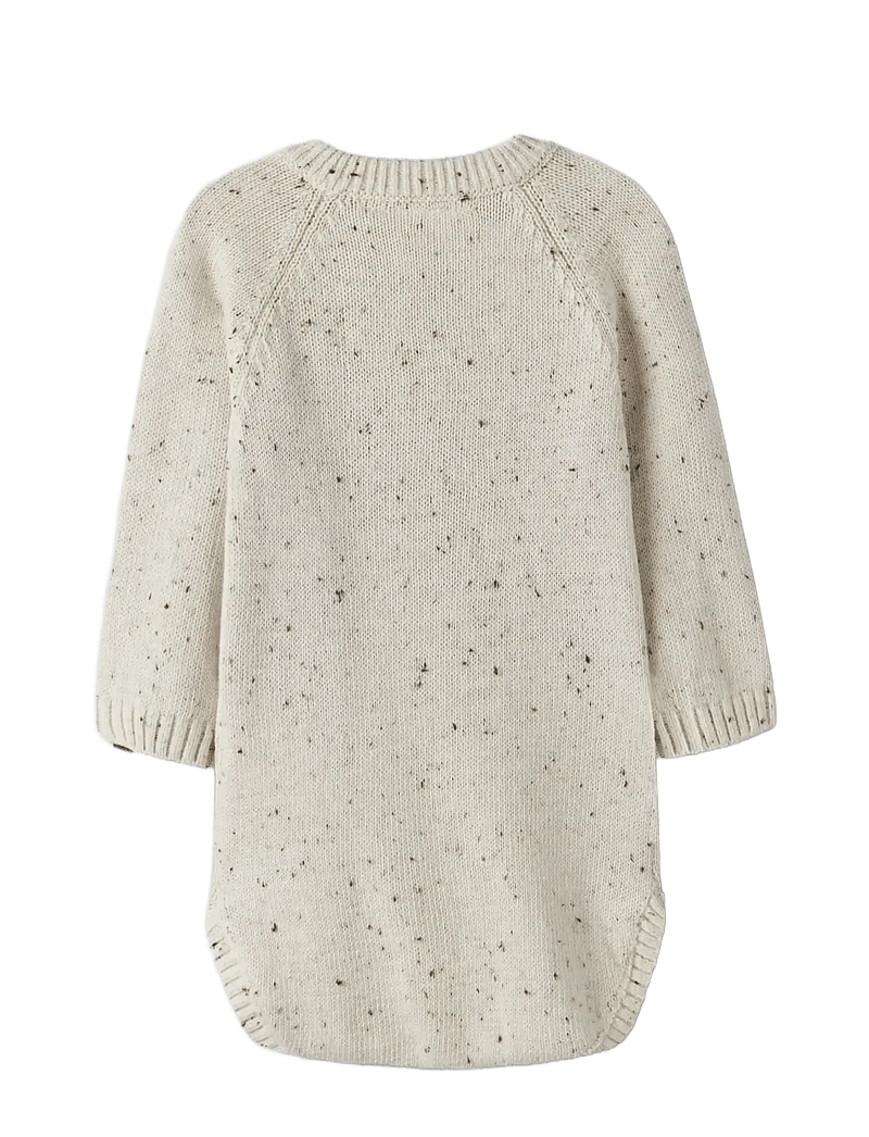 Lil'Atelier - NBNGALTO RIA LS KNIT BODY LIL - långärmade bodies - turtledove - 1