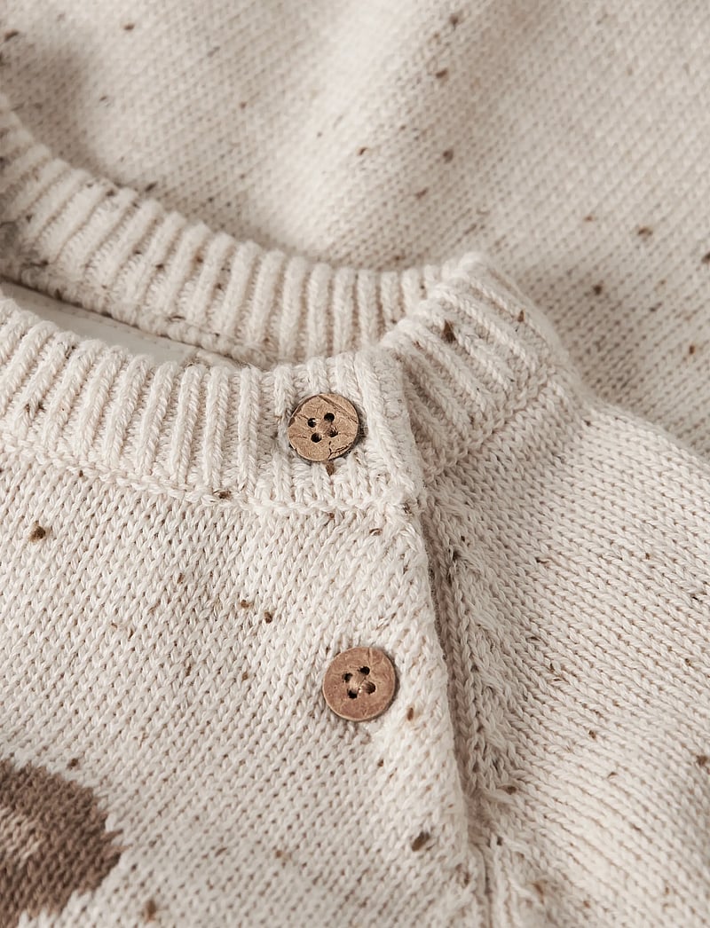 Lil'Atelier - NBNGALTO RIA LS KNIT BODY LIL - langärmelige bodys - turtledove - 3