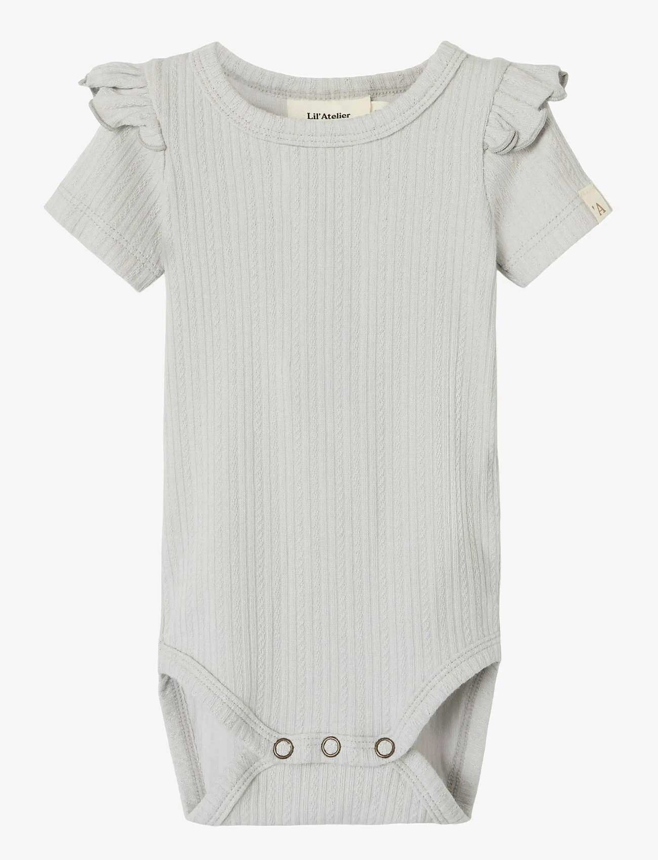 Lil'Atelier - NBFFLEURA SS SLIM BODY LIL - vapor blue - 0