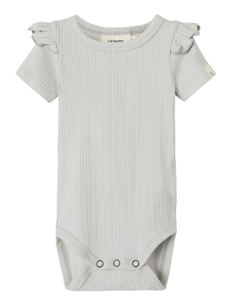 Lil'Atelier - NBFFLEURA SS SLIM BODY LIL - vapor blue - 0