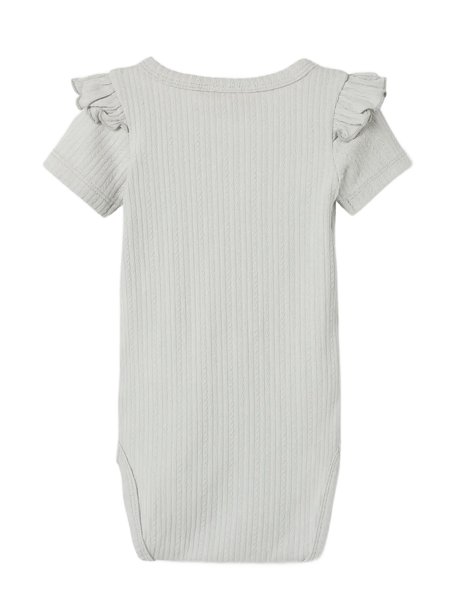 Lil'Atelier - NBFFLEURA SS SLIM BODY LIL - vapor blue - 1
