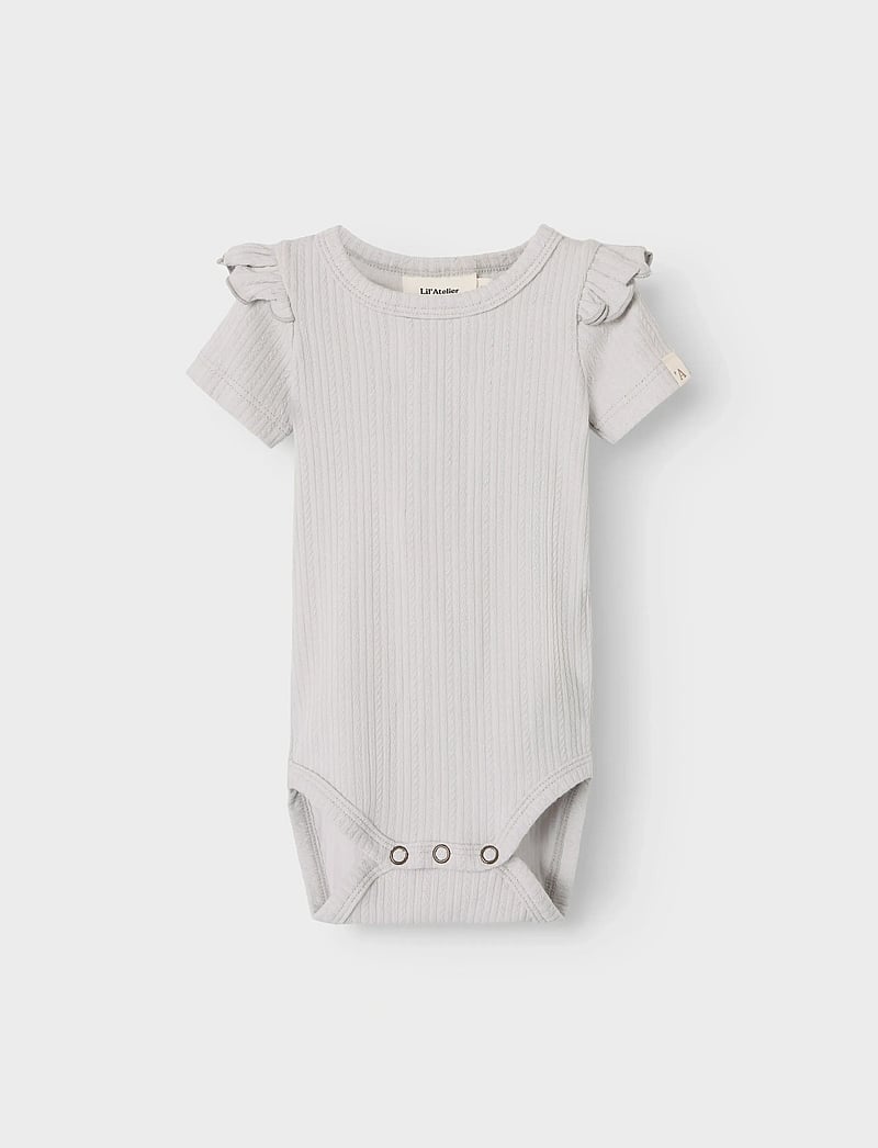 Lil'Atelier - NBFFLEURA SS SLIM BODY LIL - vapor blue - 2