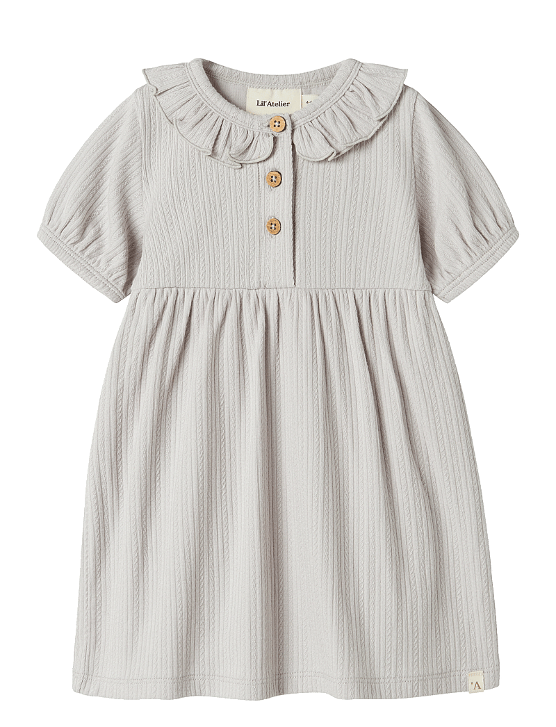 Lil'Atelier - NBFFLEURA SS BODY DRESS LIL - dresses - vapor blue - 0