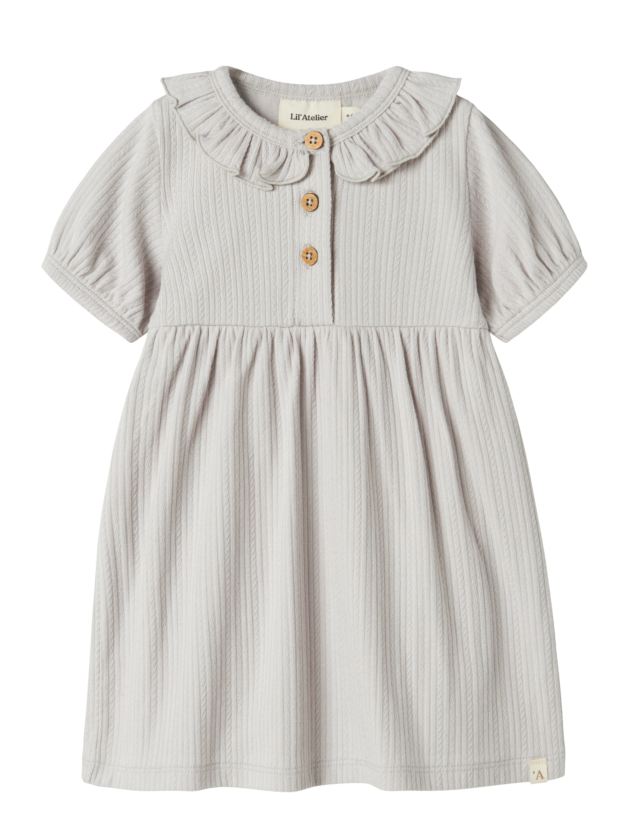 Lil'Atelier NBFFLEURA SS BODY DRESS LIL - 4 for 3 - VAPOR BLUE / grey