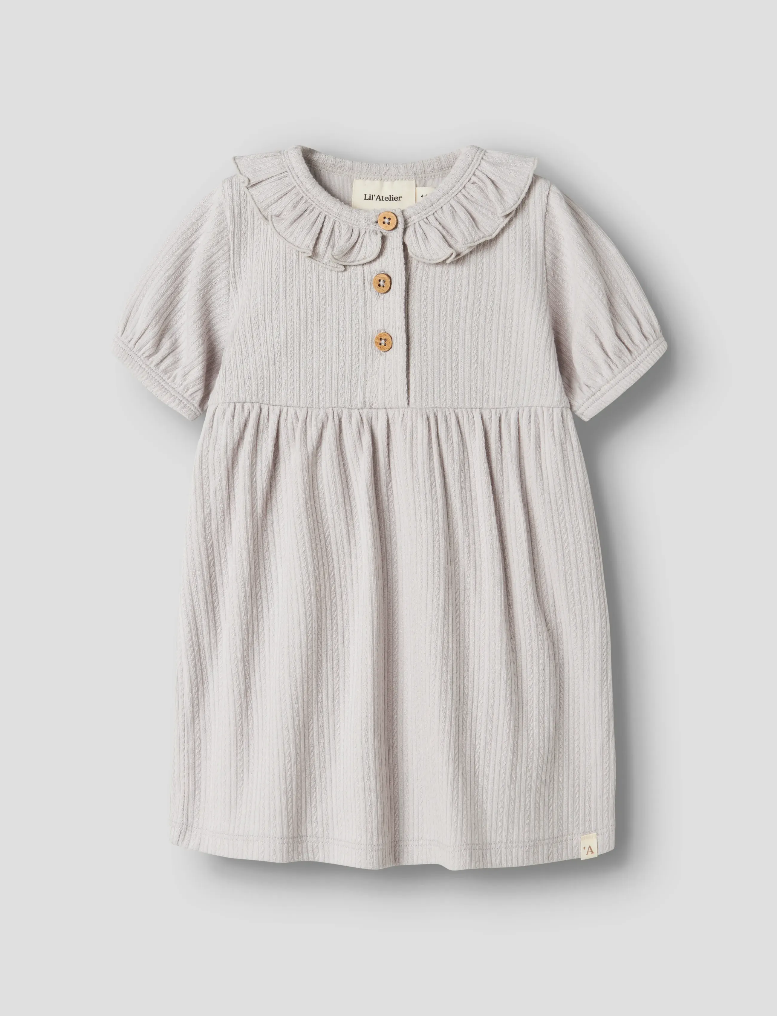 Lil'Atelier - NBFFLEURA SS BODY DRESS LIL - vapor blue - 2
