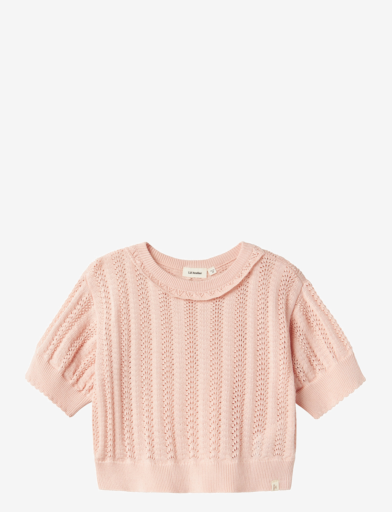 Lil'Atelier - NMFFARIA SS LOOSE KNIT LIL - peach whip - 0