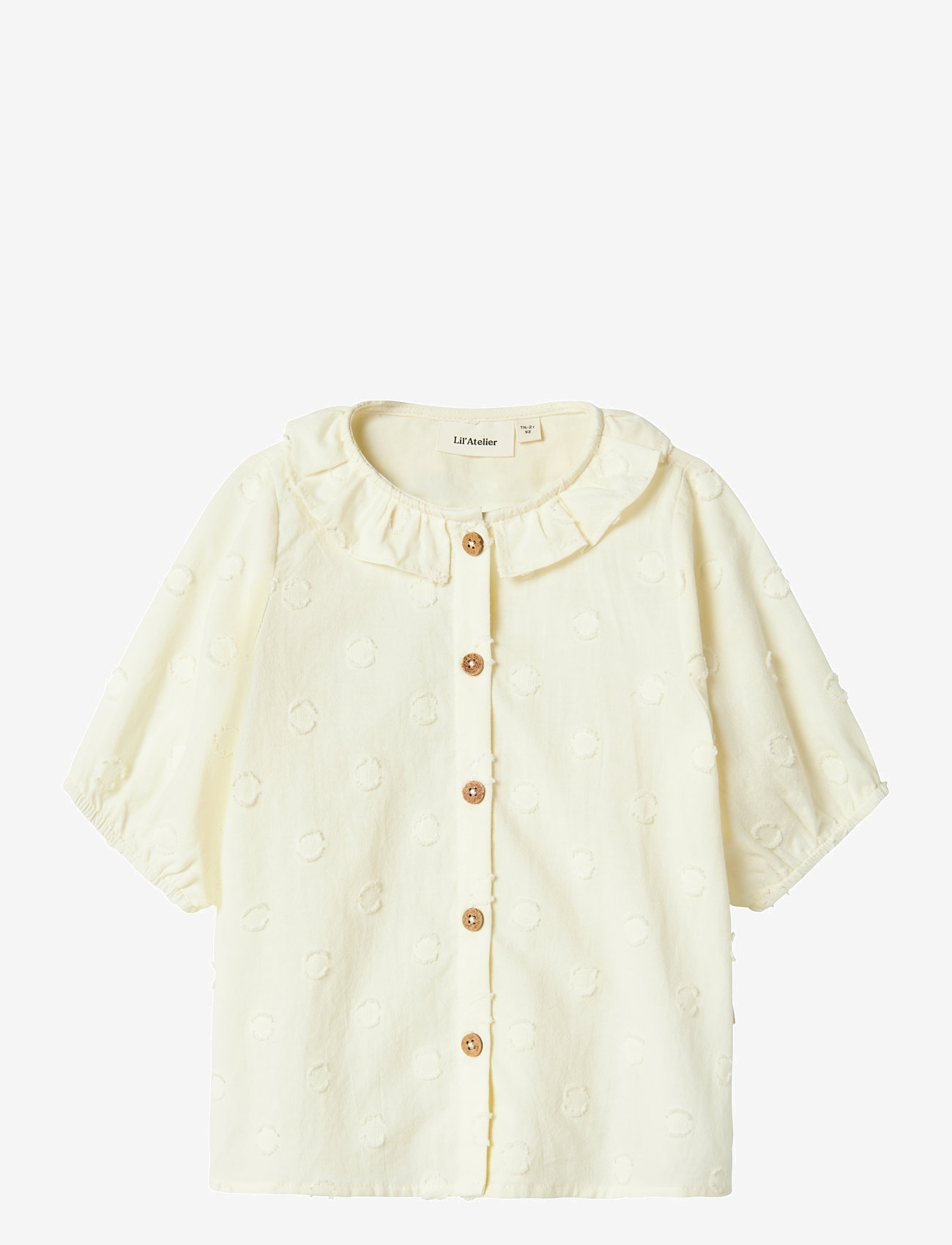 Lil'Atelier - NMFFRANNY SS LOOSE SHIRT LIL - blouses & tunics - turtledove - 0