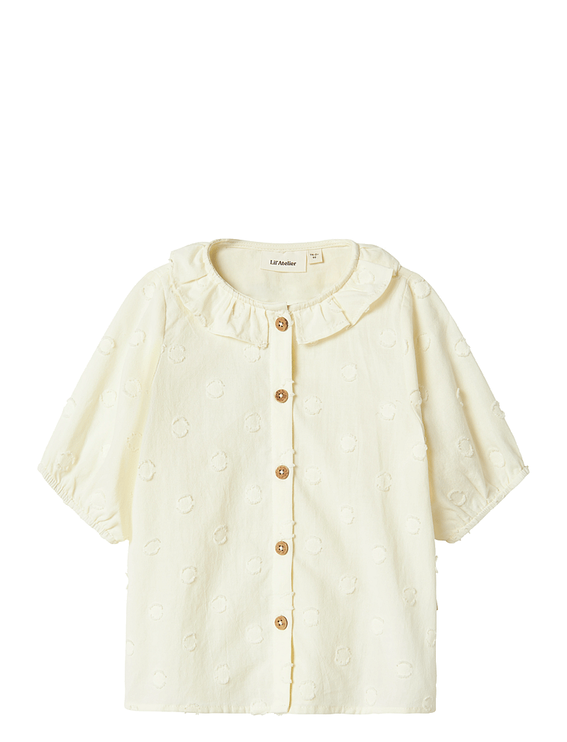 Lil'Atelier - NMFFRANNY SS LOOSE SHIRT LIL - bluser & tunikaer - turtledove - 0
