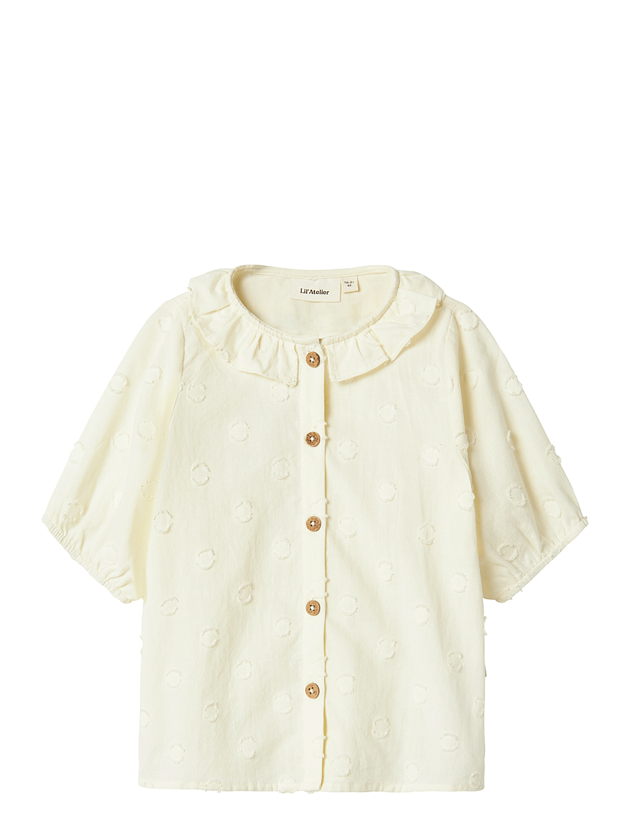 Lil'Atelier - NMFFRANNY SS LOOSE SHIRT LIL - blusen & tuniken - turtledove - 2