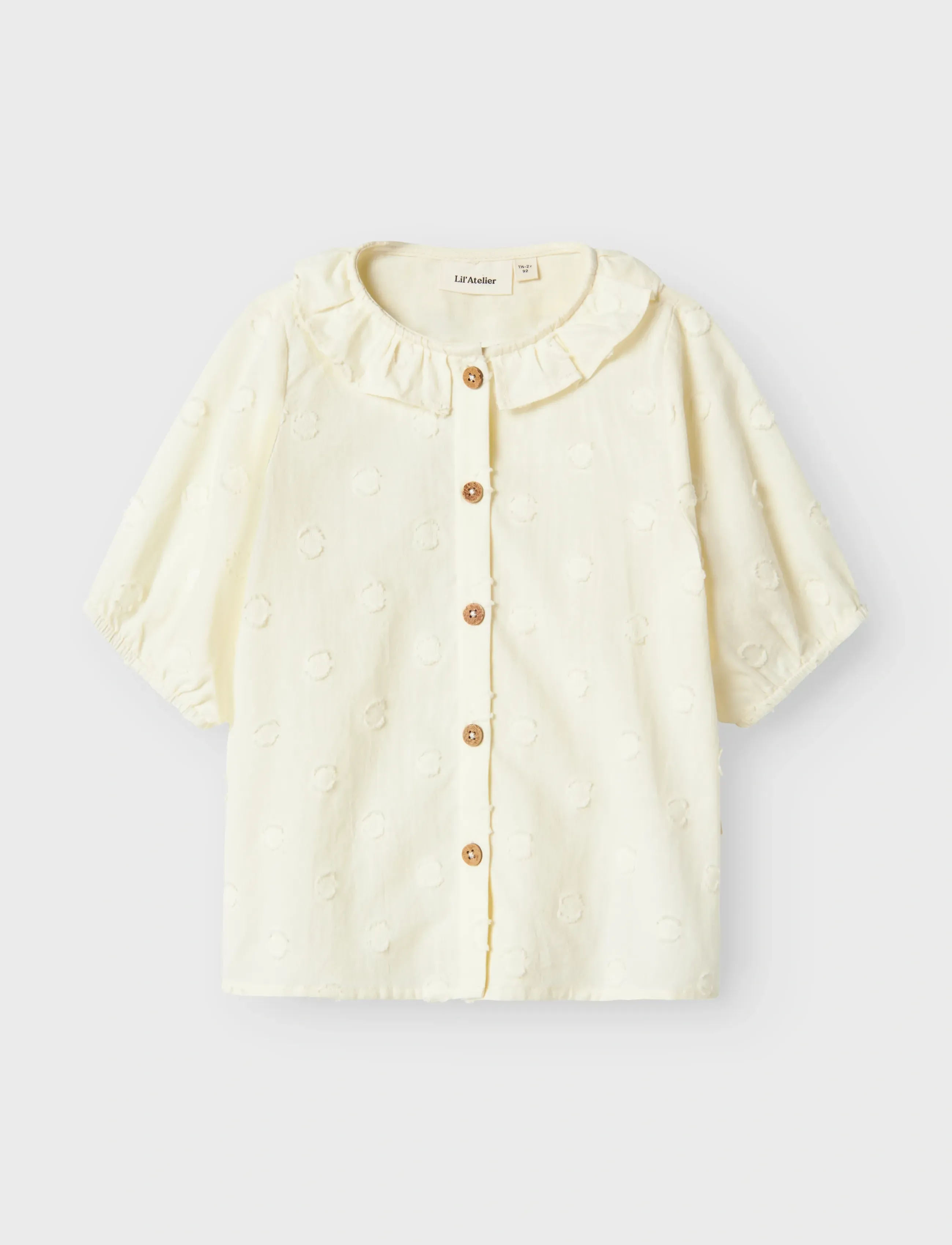 Lil'Atelier NMFFRANNY SS LOOSE SHIRT LIL - Bluser & Tunikaer - TURTLEDOVE / beige