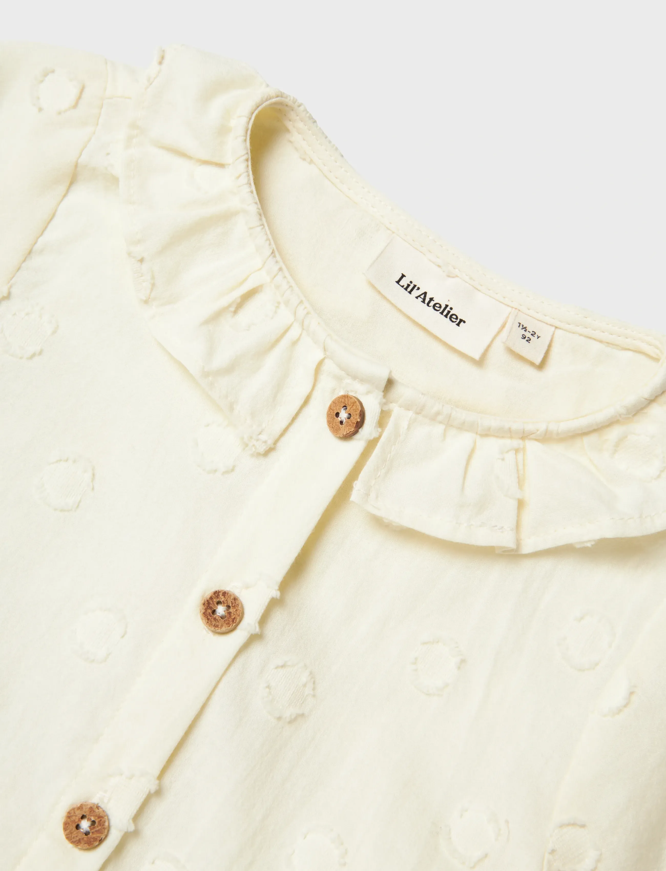 Lil'Atelier - NMFFRANNY SS LOOSE SHIRT LIL - blusen & tuniken - turtledove - 1