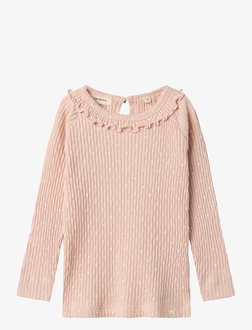 Lil'Atelier - NMFFIDUCIA LS SLIM TOP LIL - pikkade varrukatega t-särgid - peach whip - 1