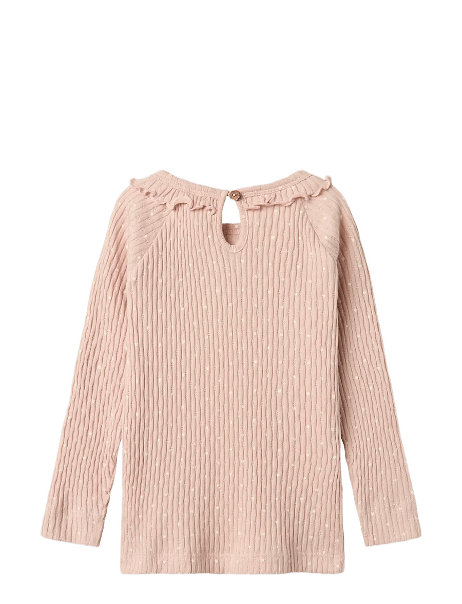 Lil'Atelier - NMFFIDUCIA LS SLIM TOP LIL - peach whip - 2