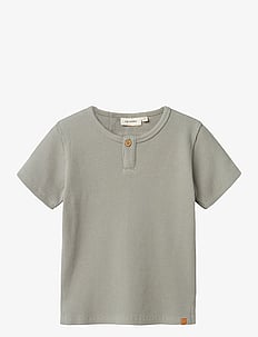 Lil'Atelier NMMDIEM SS TOP LIL - Kinginõuanded - FOREST FOG / grey