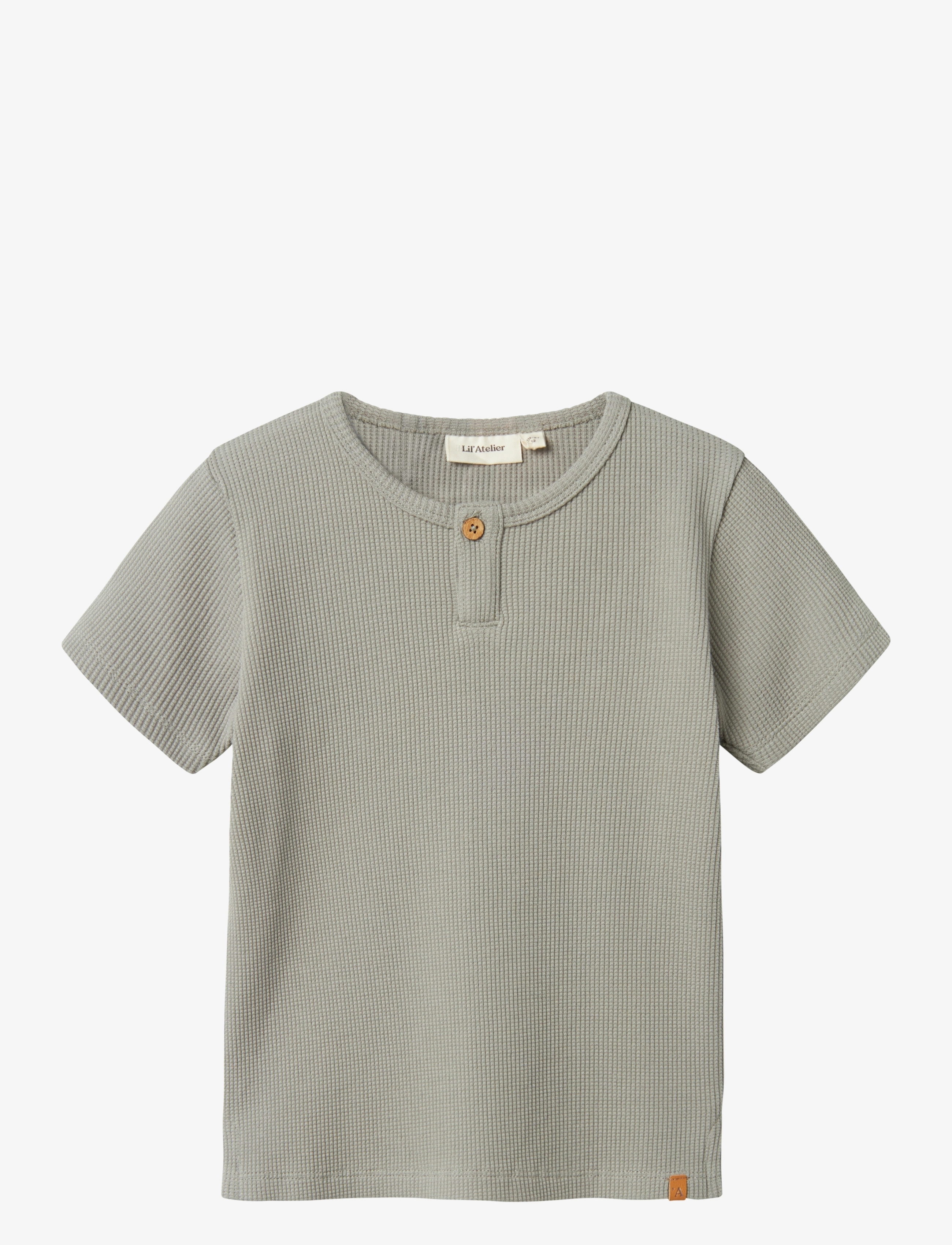 Lil'Atelier NMMDIEM SS TOP LIL - Overdele - FOREST FOG / grey