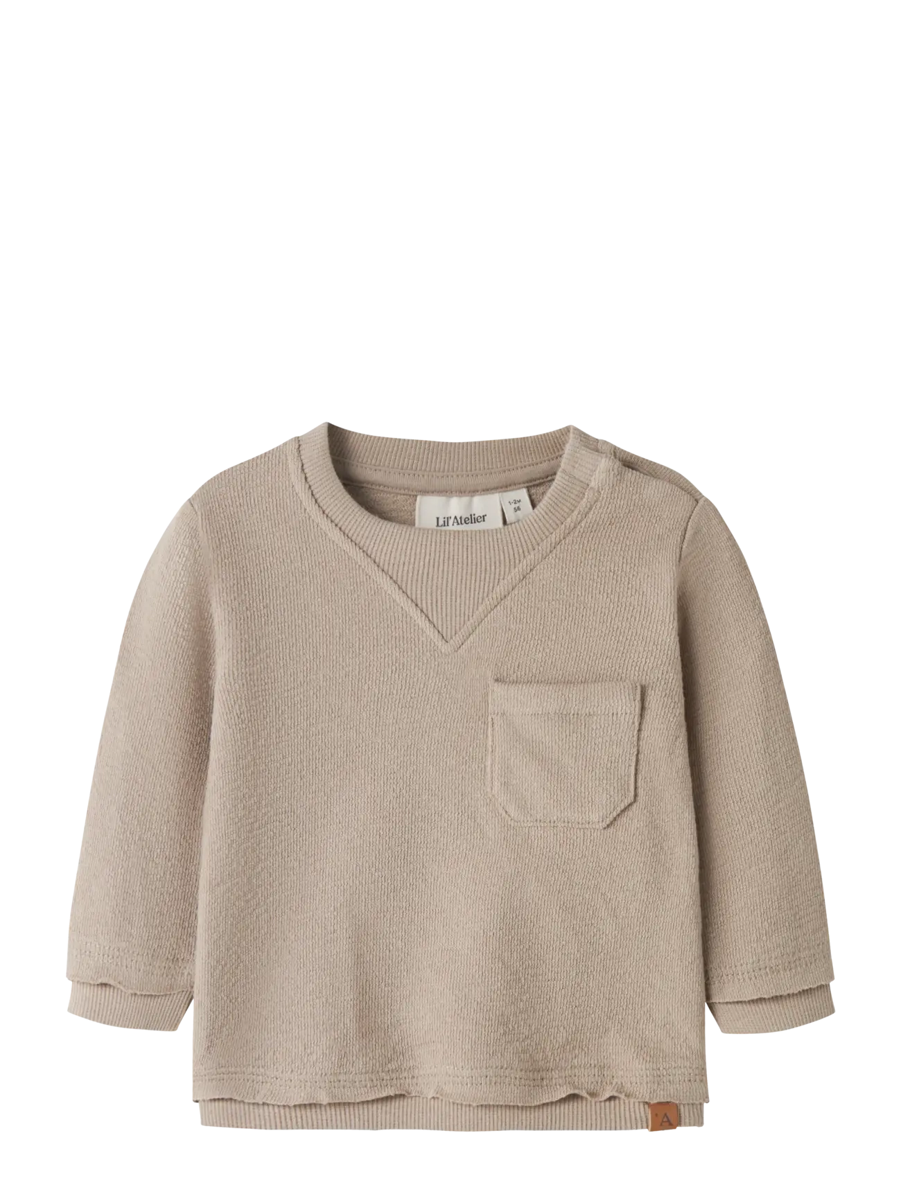 Lil'Atelier NBMDIAS LS NR SWEAT LIL - Kleidung - OXFORD TAN / beige