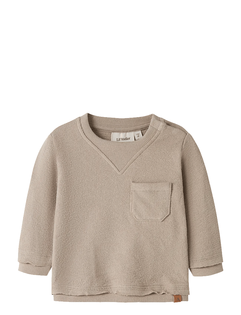Lil'Atelier - NBMDIAS LS NR SWEAT LIL - sweatshirts - oxford tan - 0