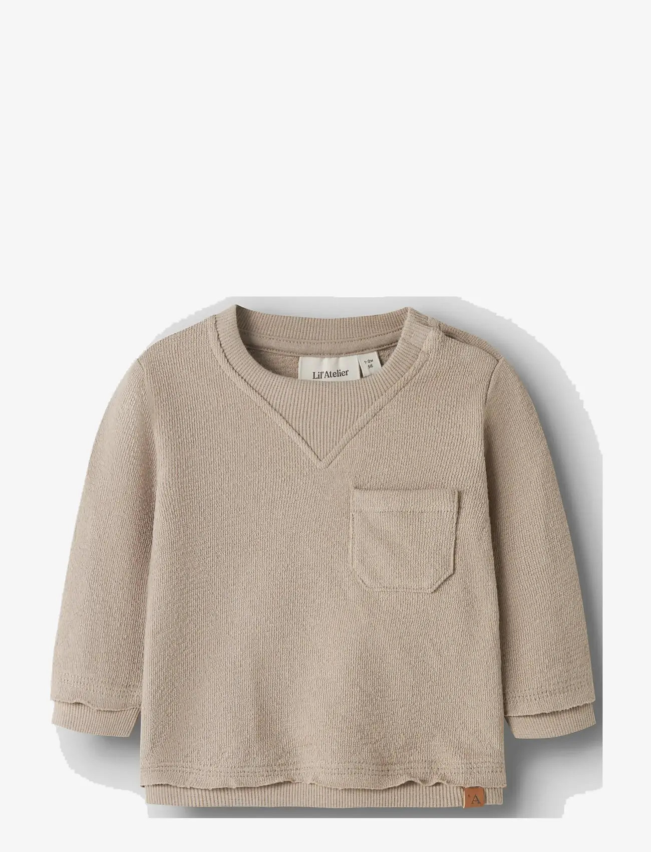 Lil'Atelier - NBMDIAS LS NR SWEAT LIL - sweatshirts - oxford tan - 2