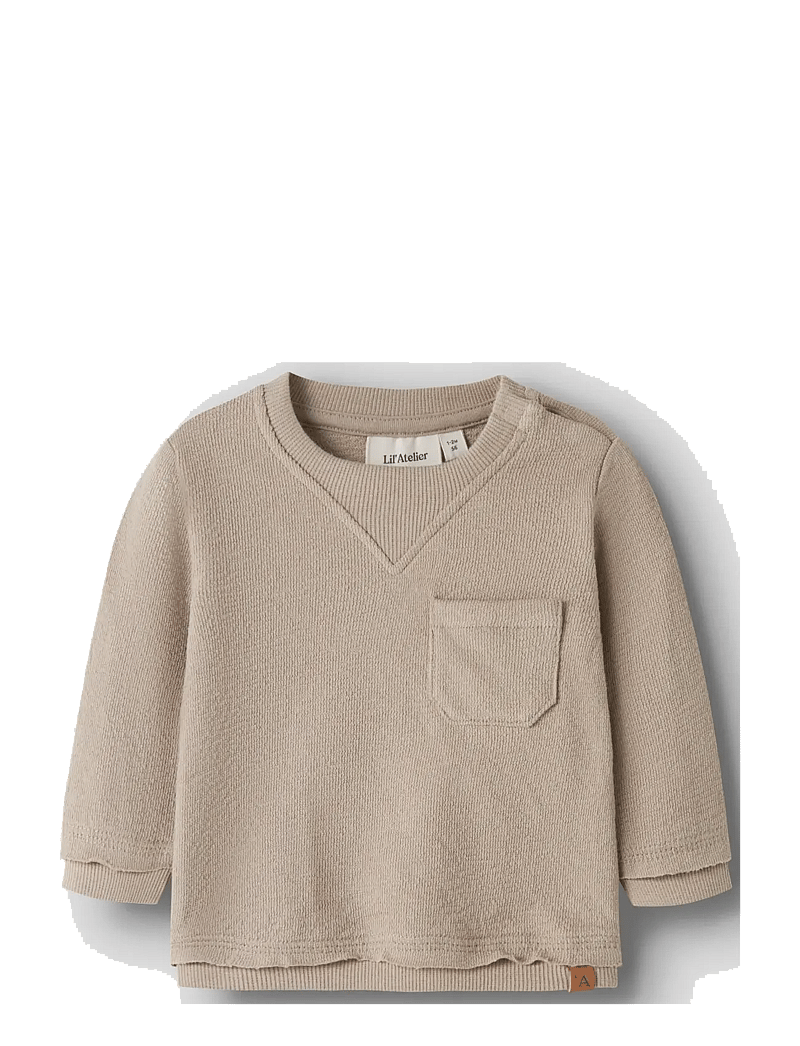 Lil'Atelier - NBMDIAS LS NR SWEAT LIL - sweatshirts - oxford tan - 2