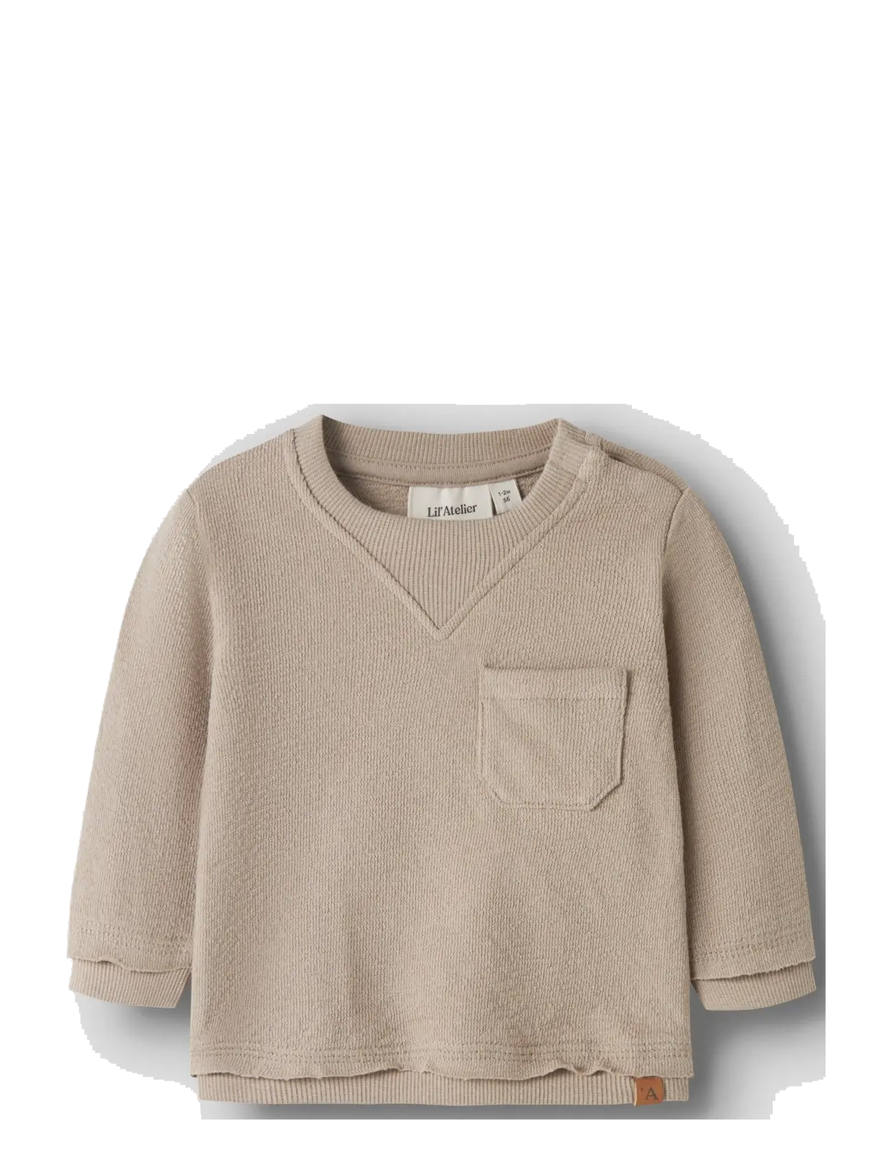 Lil'Atelier - NBMDIAS LS NR SWEAT LIL - dressipluusid - oxford tan - 2
