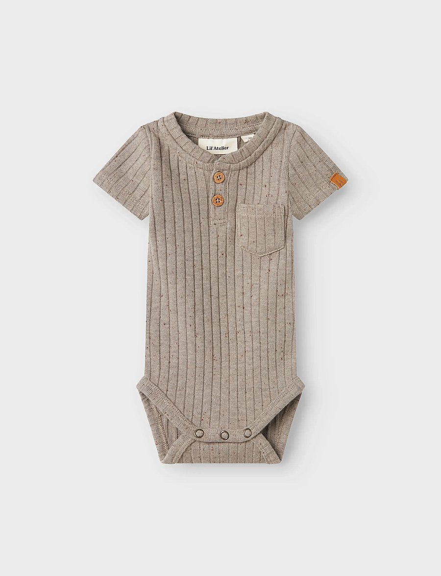 Lil'Atelier - NBMOMILO SS SLIM BODY LIL - mourning dove - 2