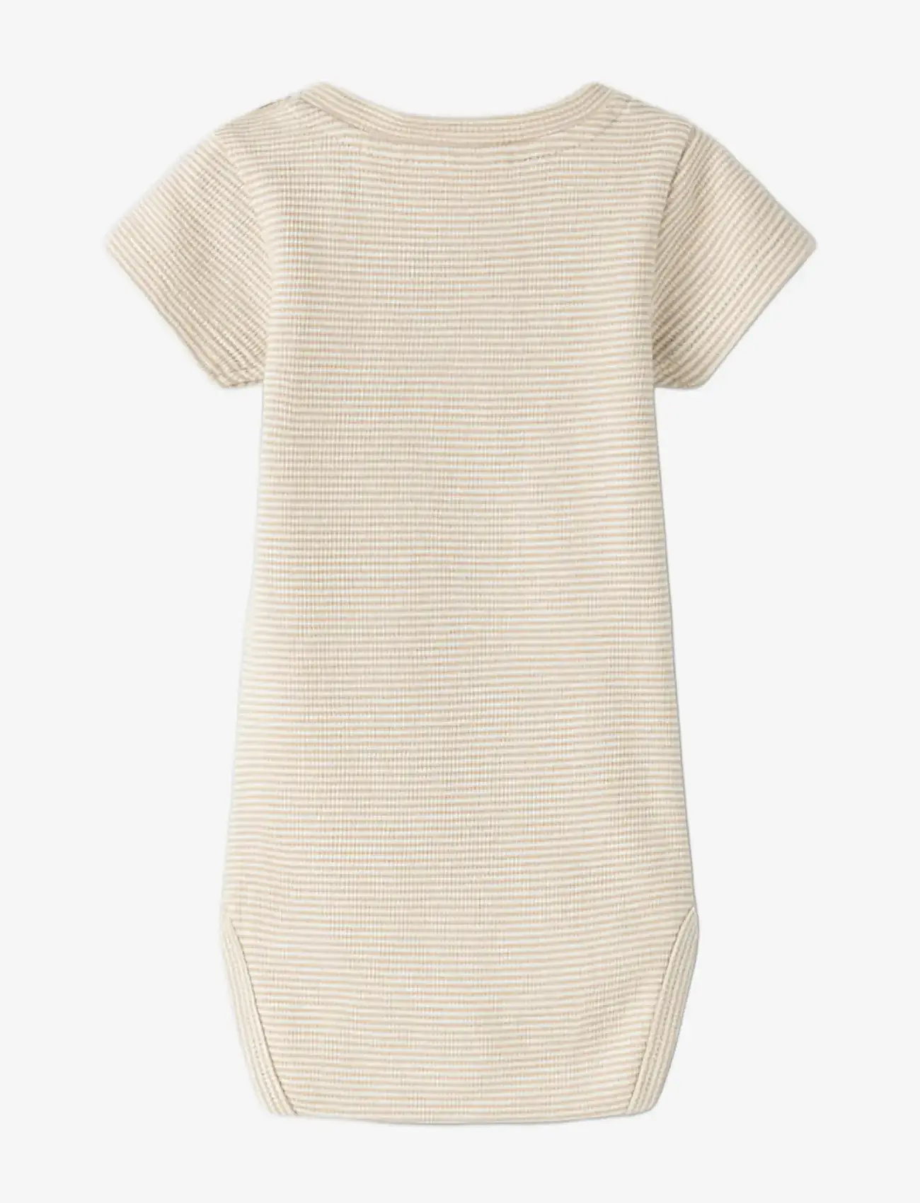 Lil'Atelier - NBMFENG SS SLIM BODY LIL - kortärmade bodysuits - oxford tan - 1