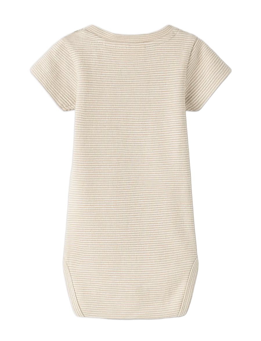 Lil'Atelier - NBMFENG SS SLIM BODY LIL - kurzärmelig - oxford tan - 1