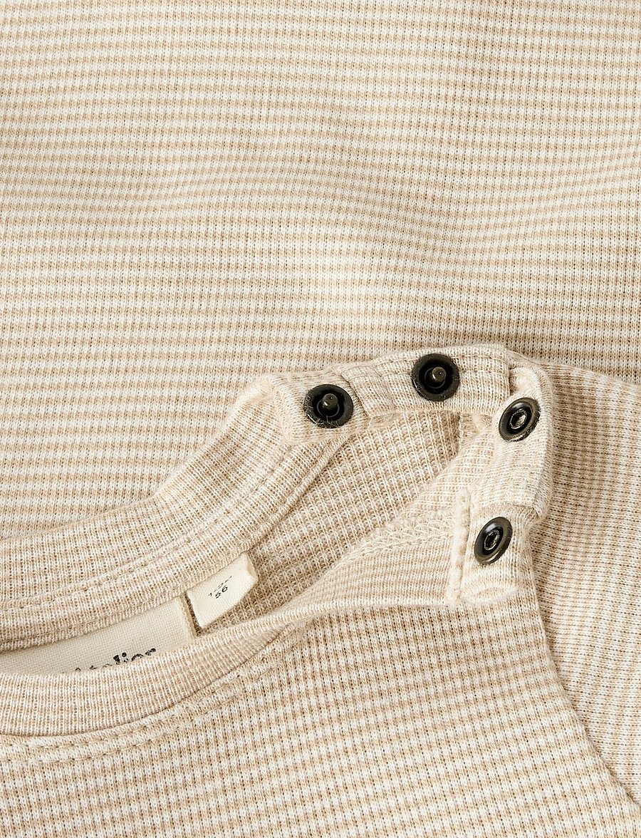 Lil'Atelier - NBMFENG SS SLIM BODY LIL - kurzärmelig - oxford tan - 2