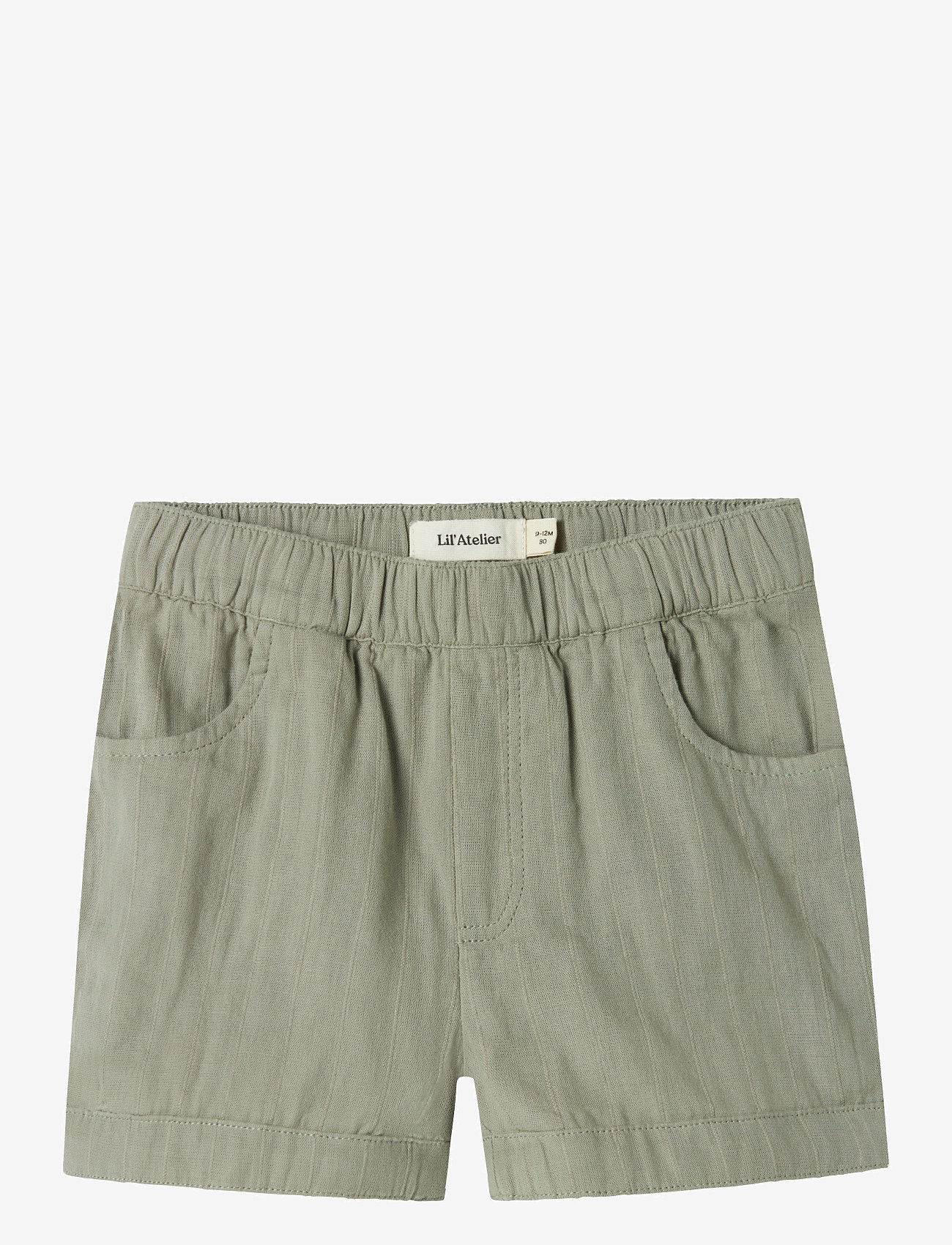 Lil'Atelier - NBMFELIX LOOSE SHORTS LIL - forest fog - 0
