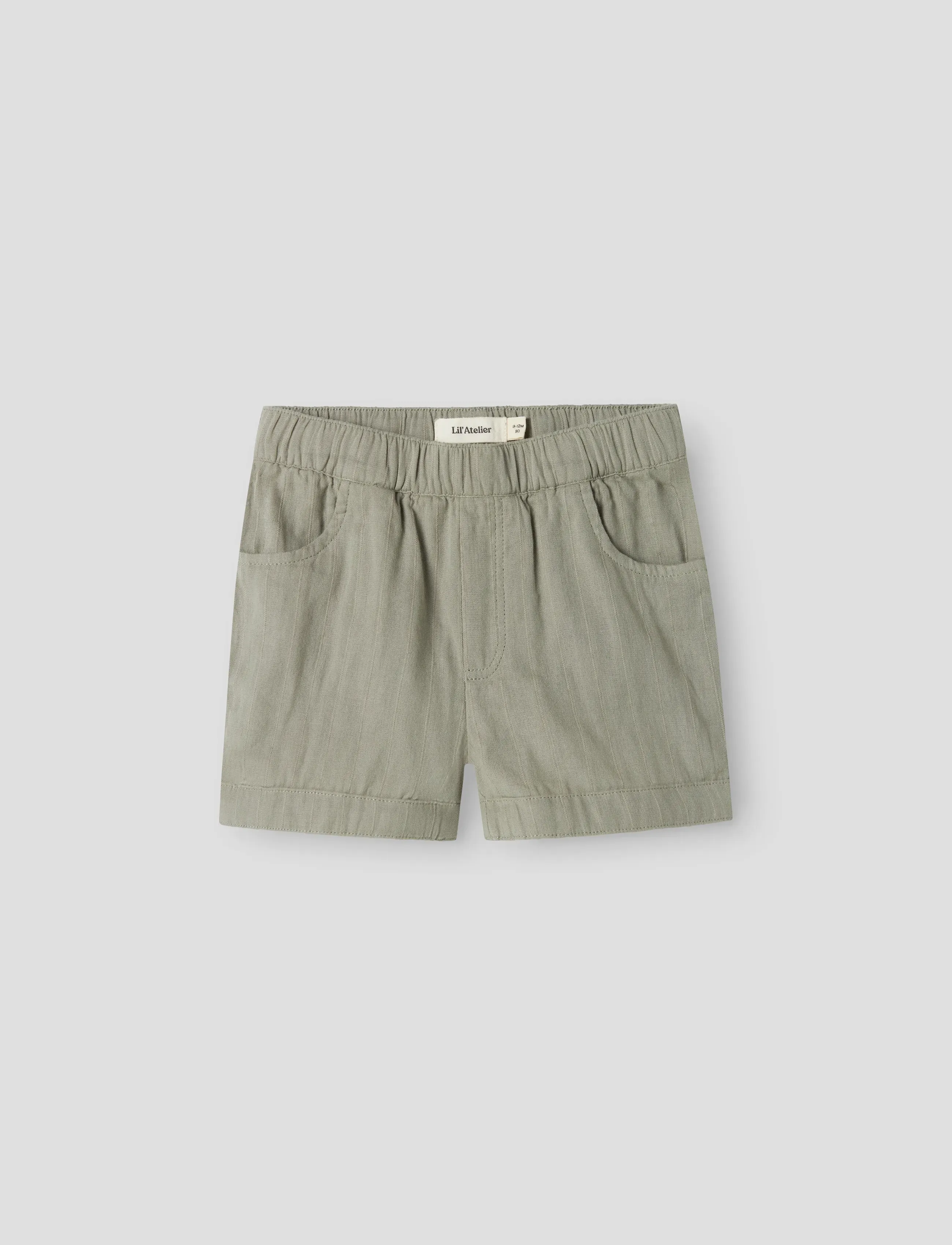 Lil'Atelier - NBMFELIX LOOSE SHORTS LIL - forest fog - 2