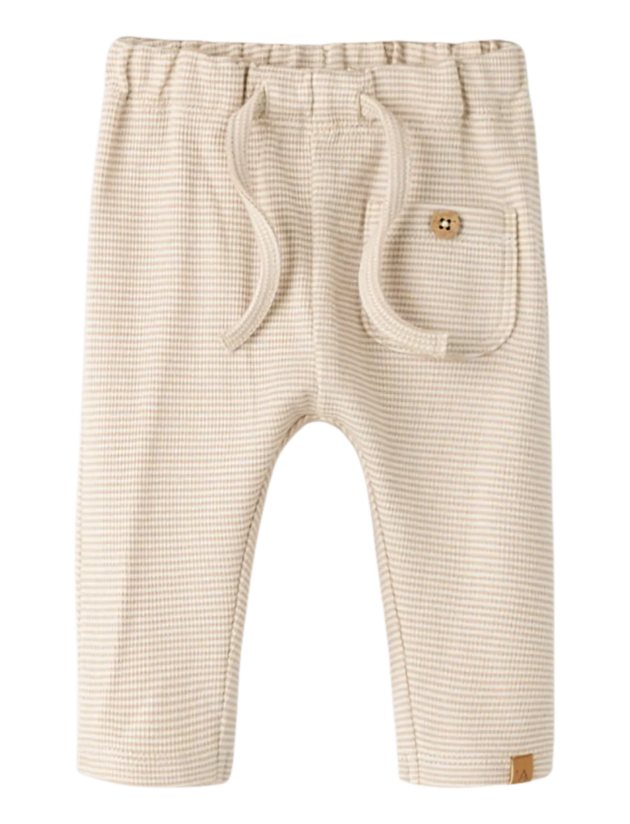Lil'Atelier NBMFENG LOOSE PANT LIL - Leggings - OXFORD TAN / cream