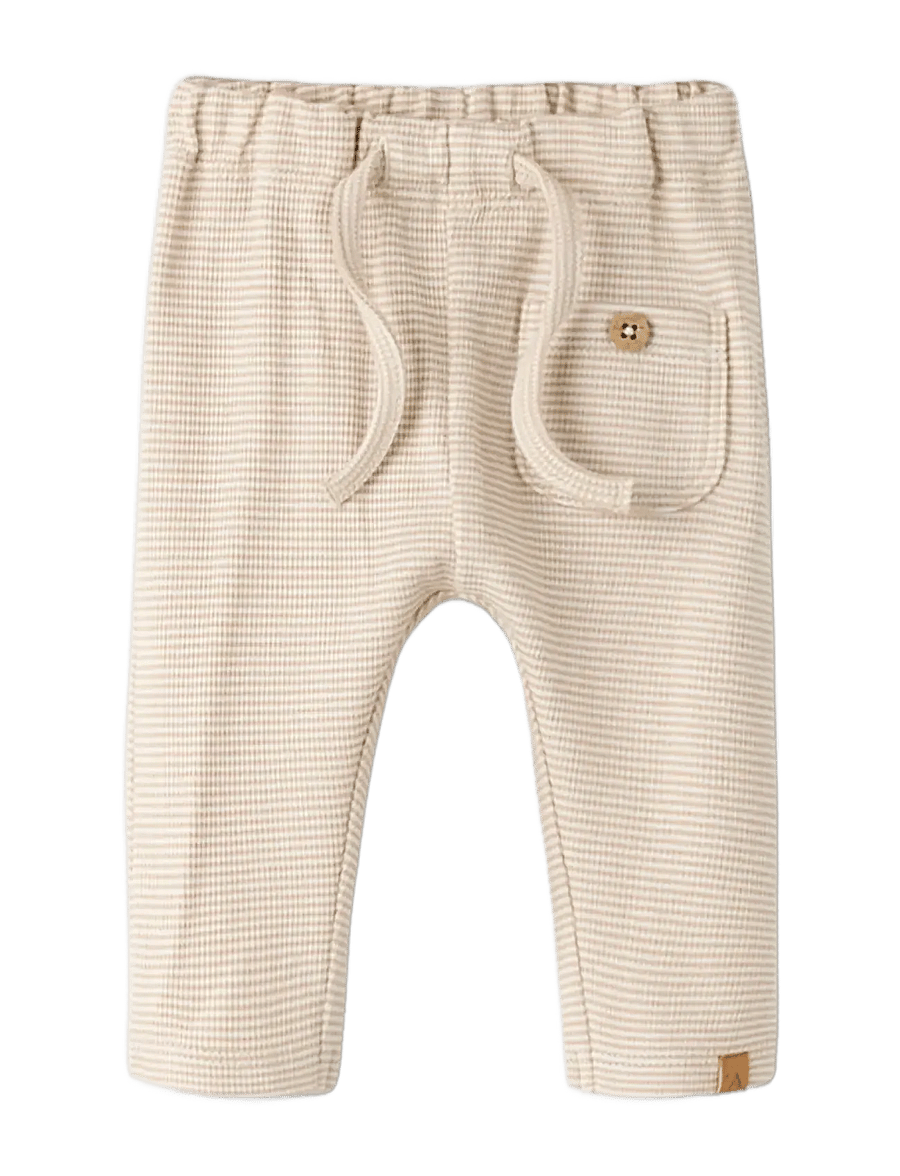 Lil'Atelier - NBMFENG LOOSE PANT LIL - babybyxor - oxford tan - 2