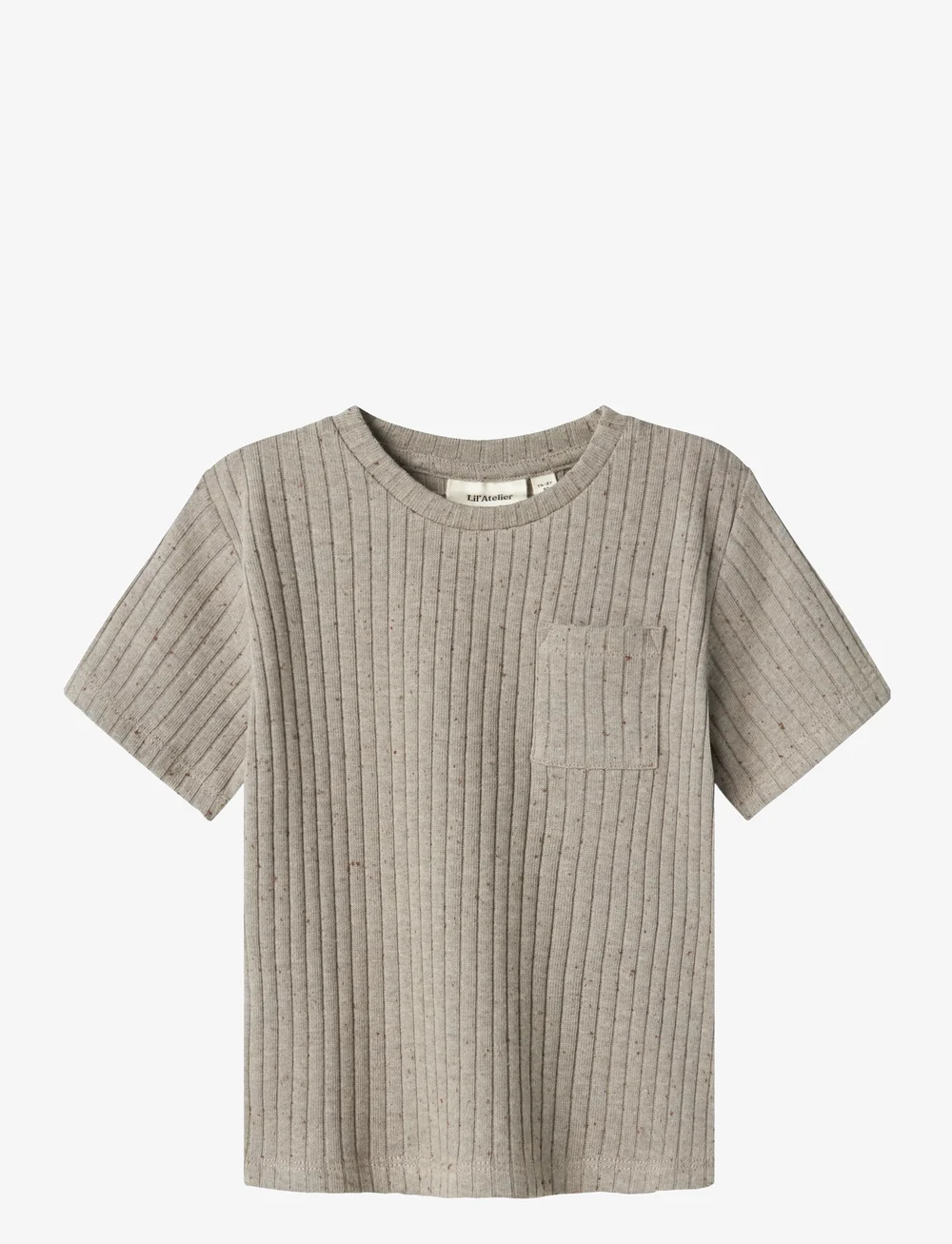 Lil'Atelier - NMMOMILO SS LOOSE TOP LIL - kortærmede t-shirts - mourning dove - 1