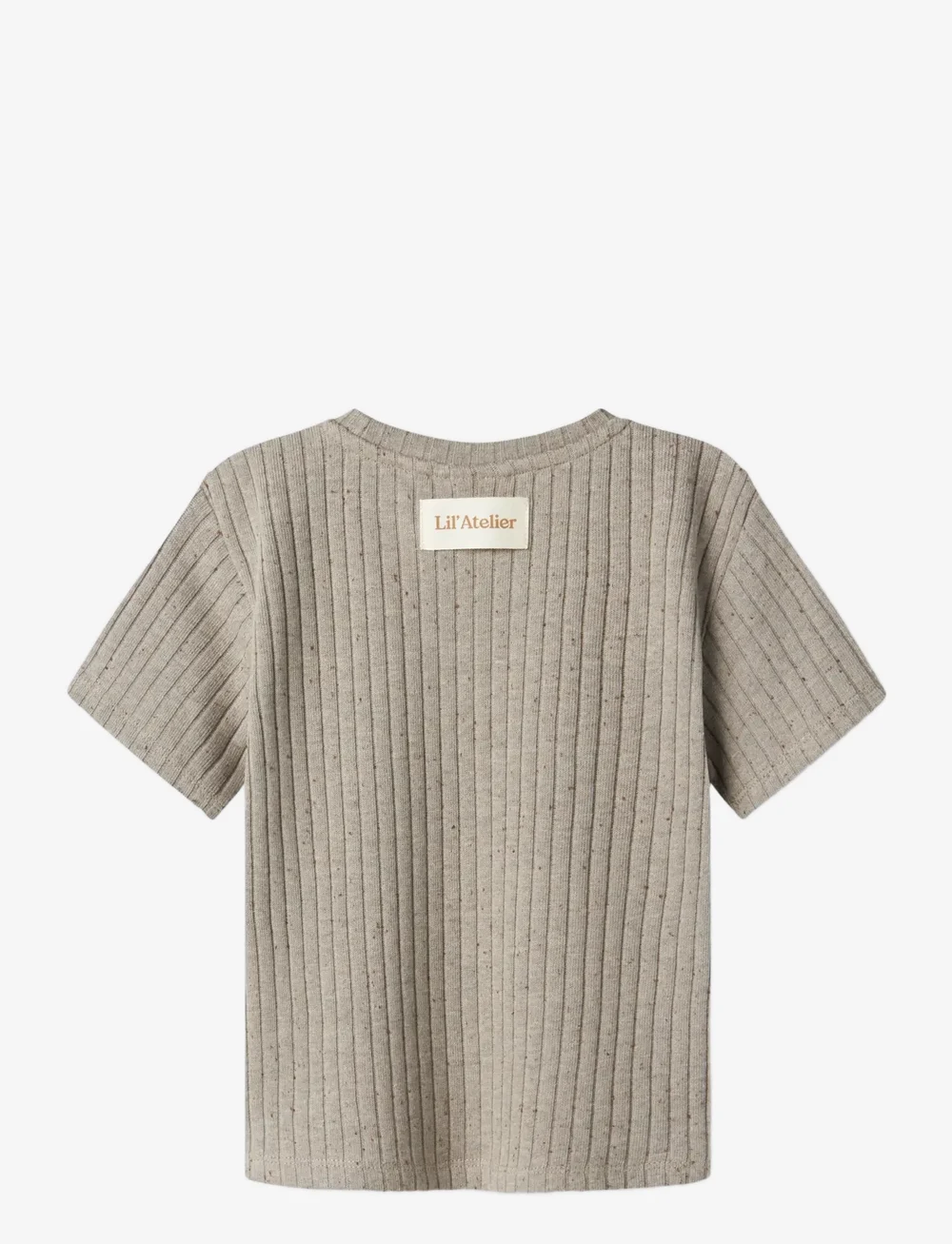 Lil'Atelier - NMMOMILO SS LOOSE TOP LIL - kortærmede t-shirts - mourning dove - 2