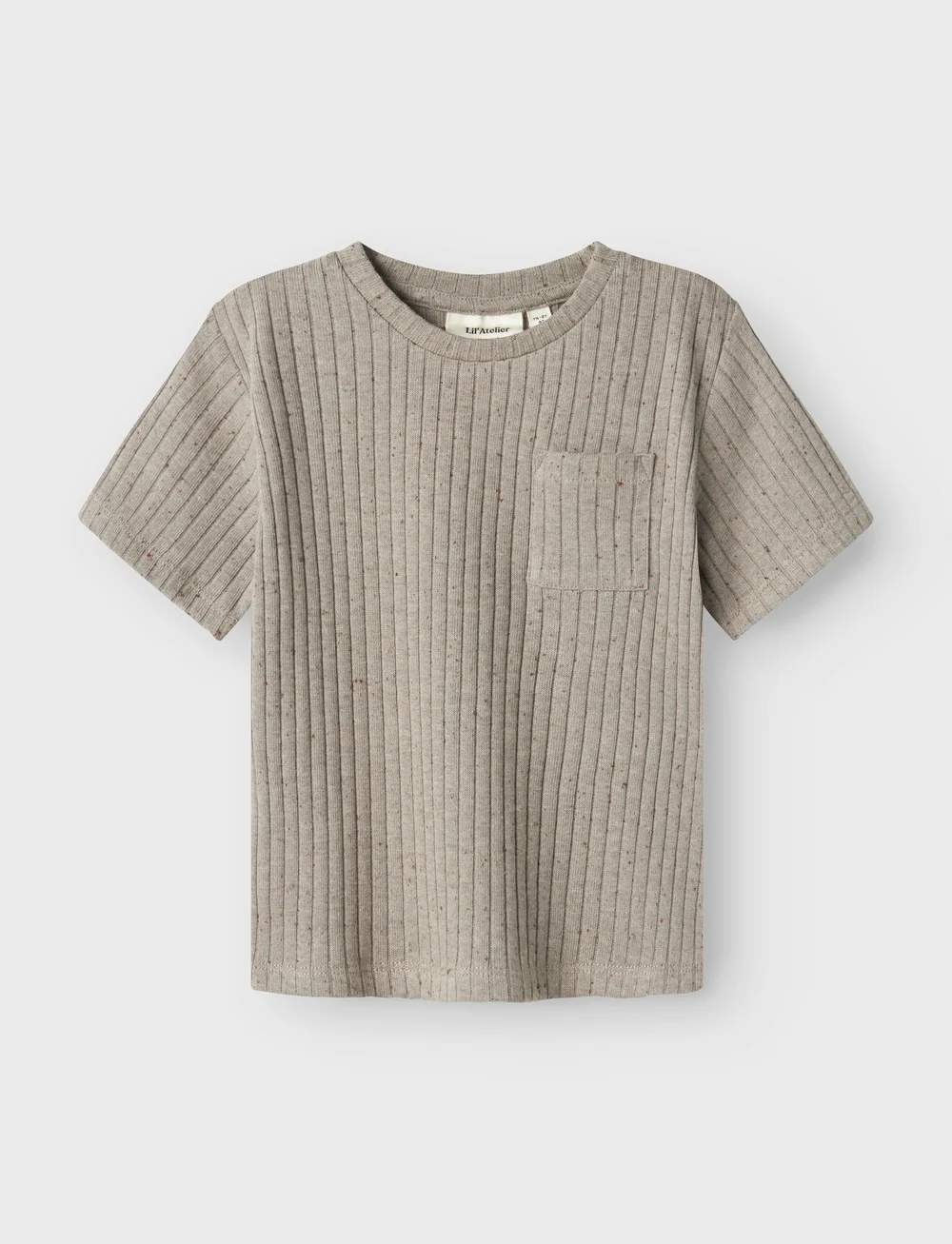 Lil'Atelier - NMMOMILO SS LOOSE TOP LIL - kortærmede t-shirts - mourning dove - 0