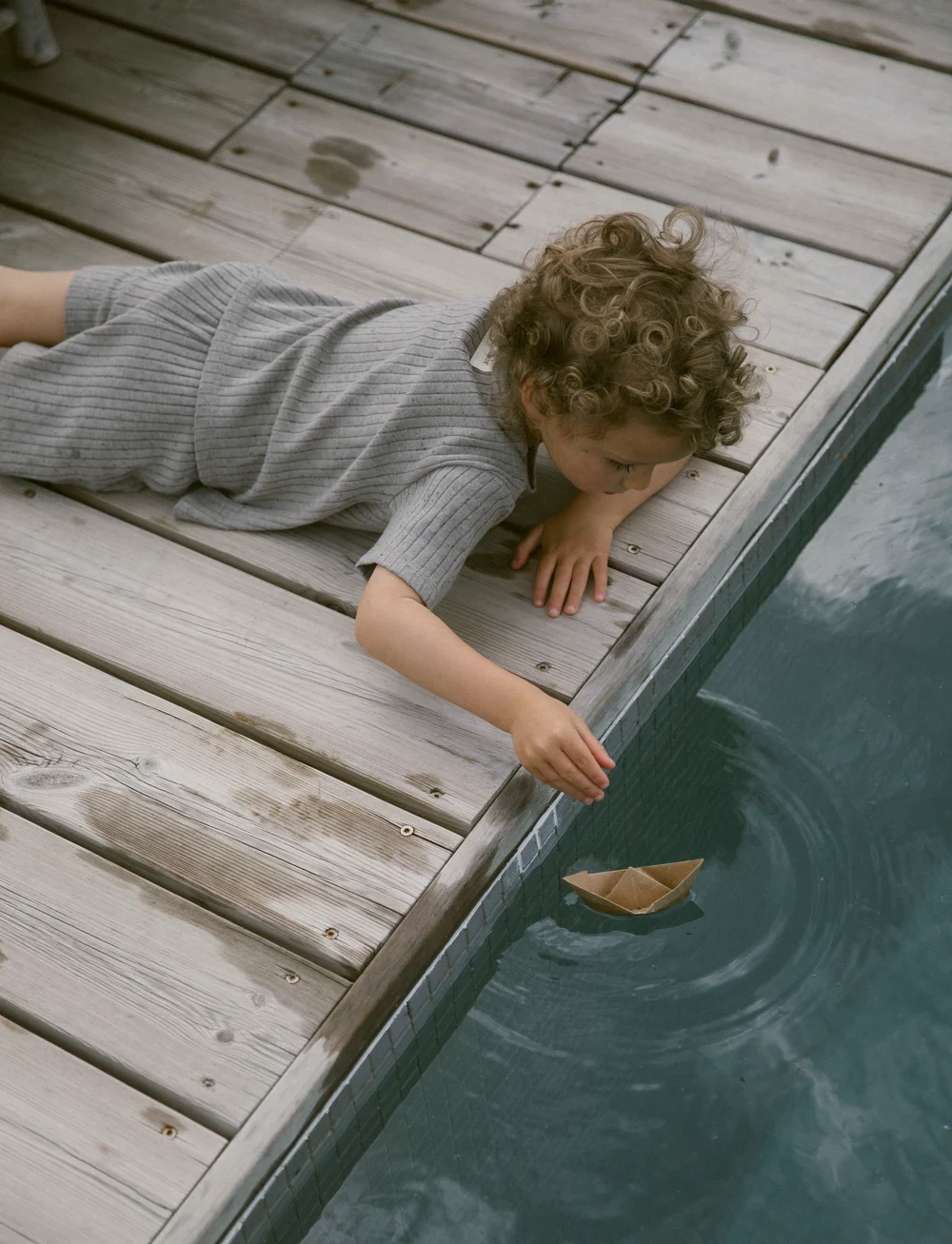 Lil'Atelier - NMMOMILO SS LOOSE TOP LIL - kortærmede t-shirts - mourning dove - 4