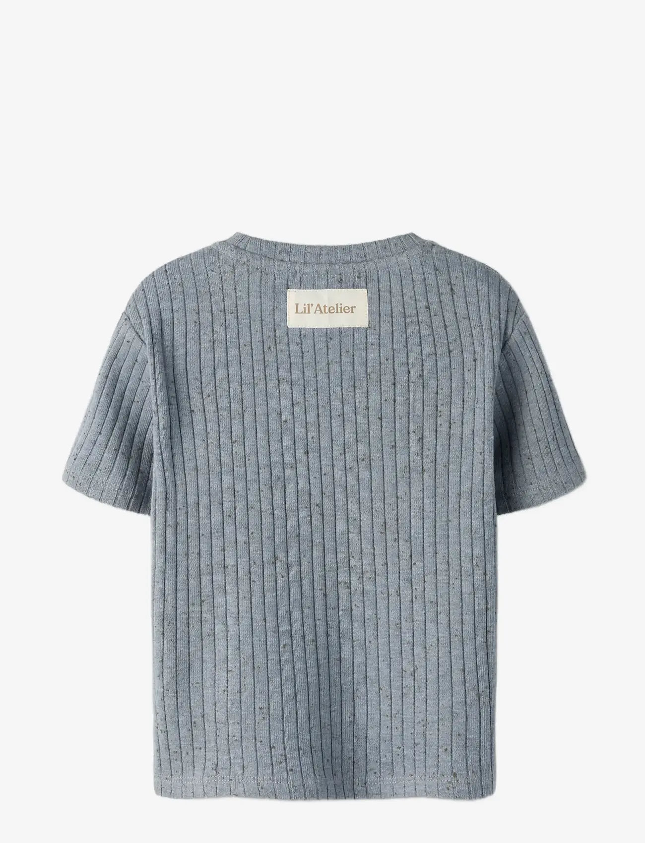 Lil'Atelier - NMMOMILO SS LOOSE TOP LIL - kurzärmelige - tradewinds - 1